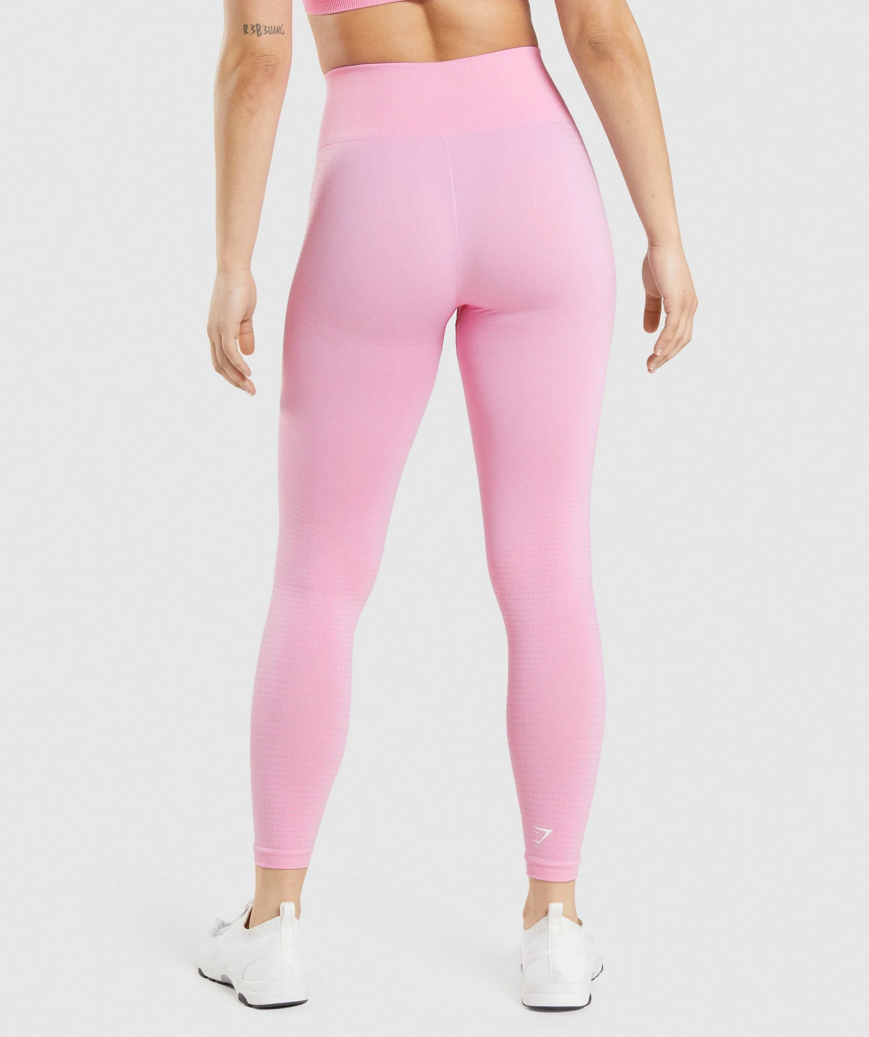 Gymshark Vital Seamless 2.0 Leggings - Sorbet Pink Marl - Image 2