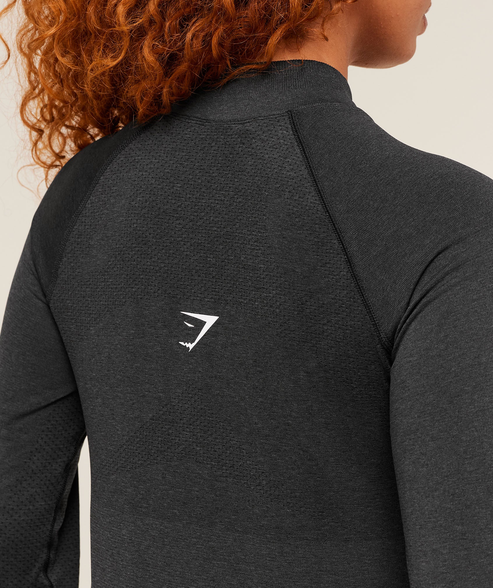 Gymshark Vital Long Line Top - Black Marl - Image 6