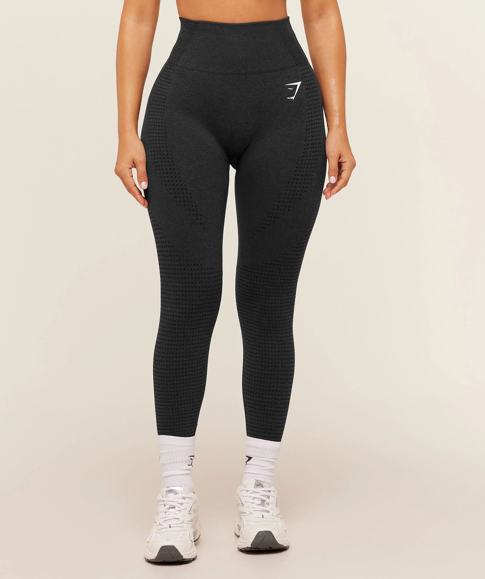 Gymshark Vital Short Leggings - Black Marl