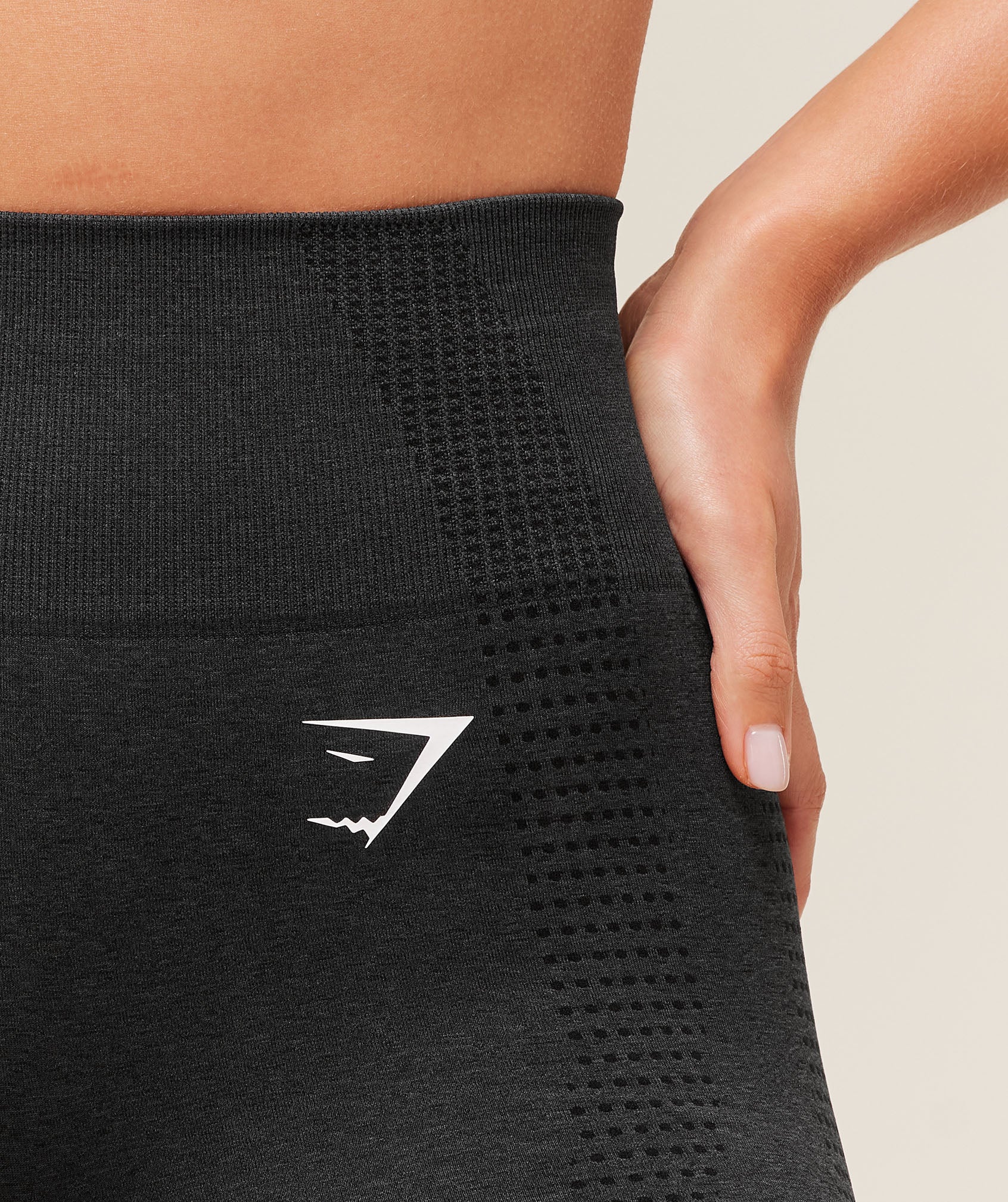 Gymshark Vital Seamless Shorts - Black Marl - Image 4