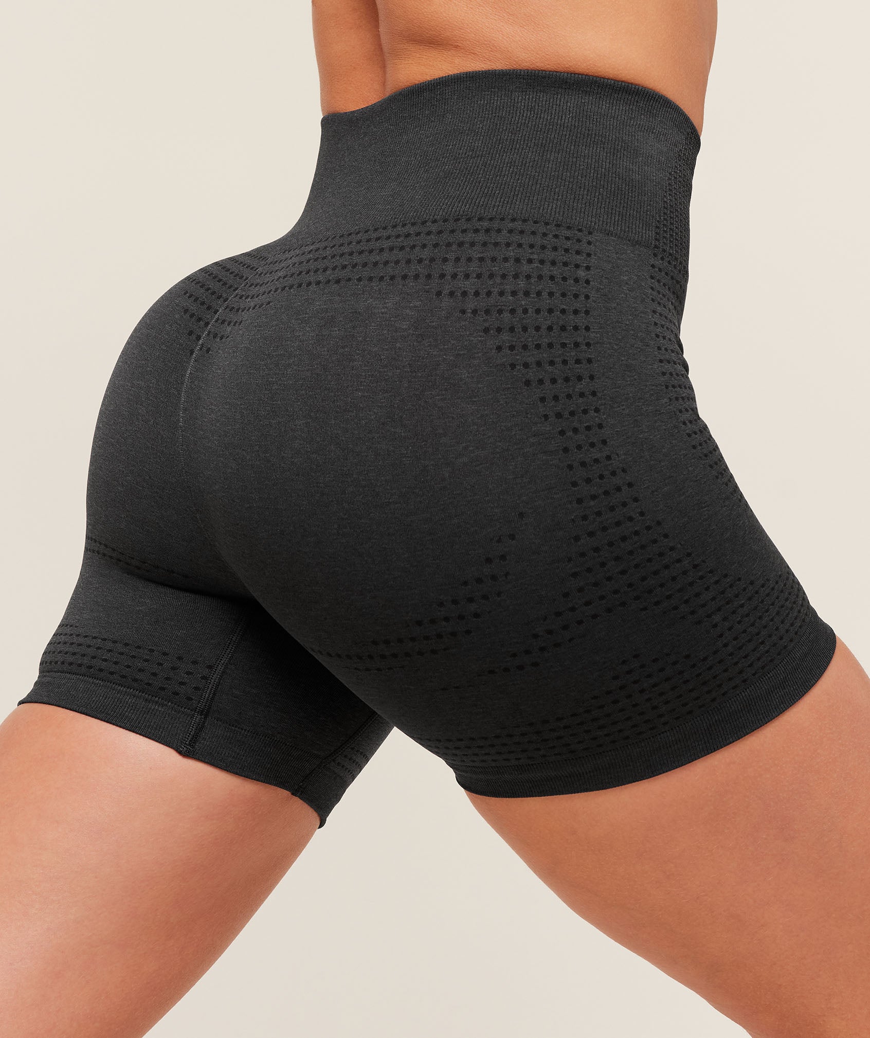 Gymshark Vital Seamless Shorts - Black Marl - Image 6