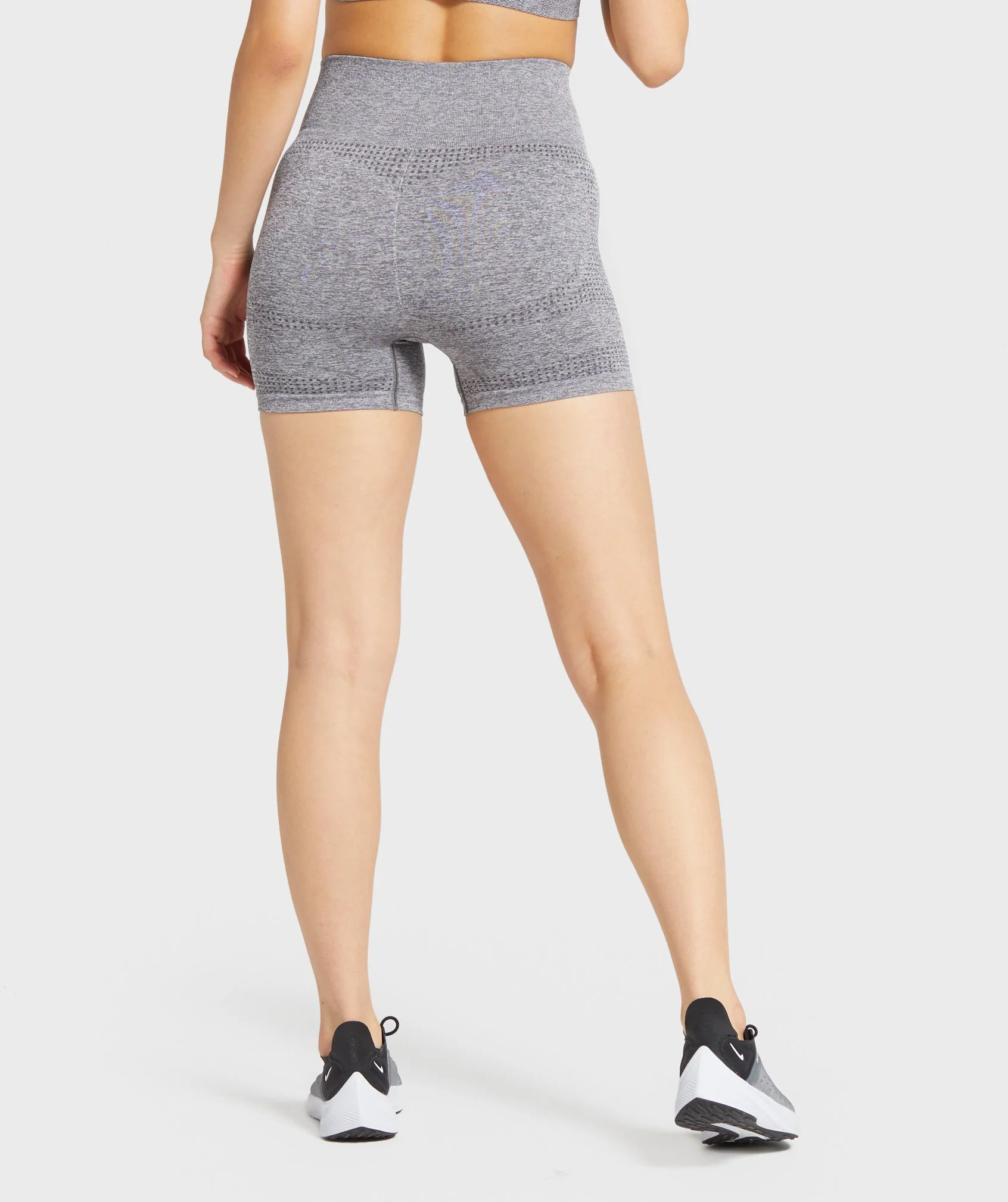 DNU - Gymshark Vital Seamless Shorts - Smokey Grey Marl - Image 2