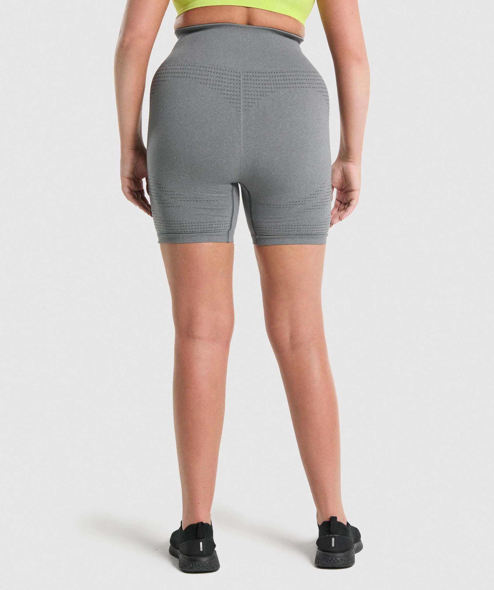 Gymshark Vital Seamless Shorts - Smokey Grey Marl - Image 2