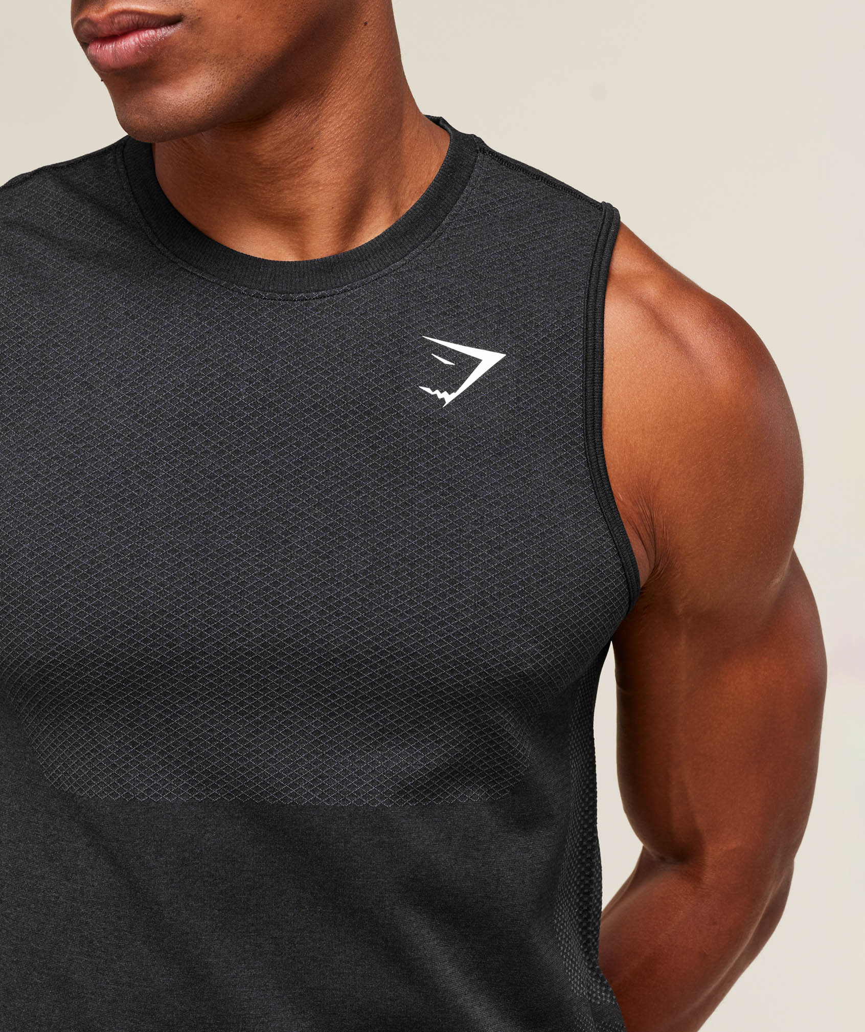 Gymshark Vital Tank - Black/Silhouette Grey - Image 6