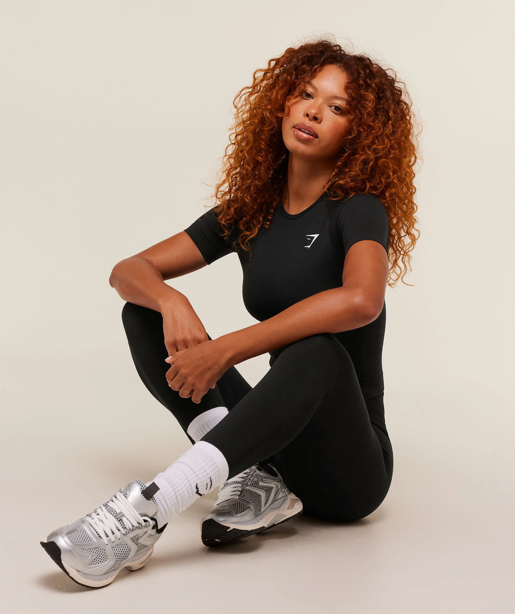 Gymshark Vital Tight T-Shirt - Black - Image 4