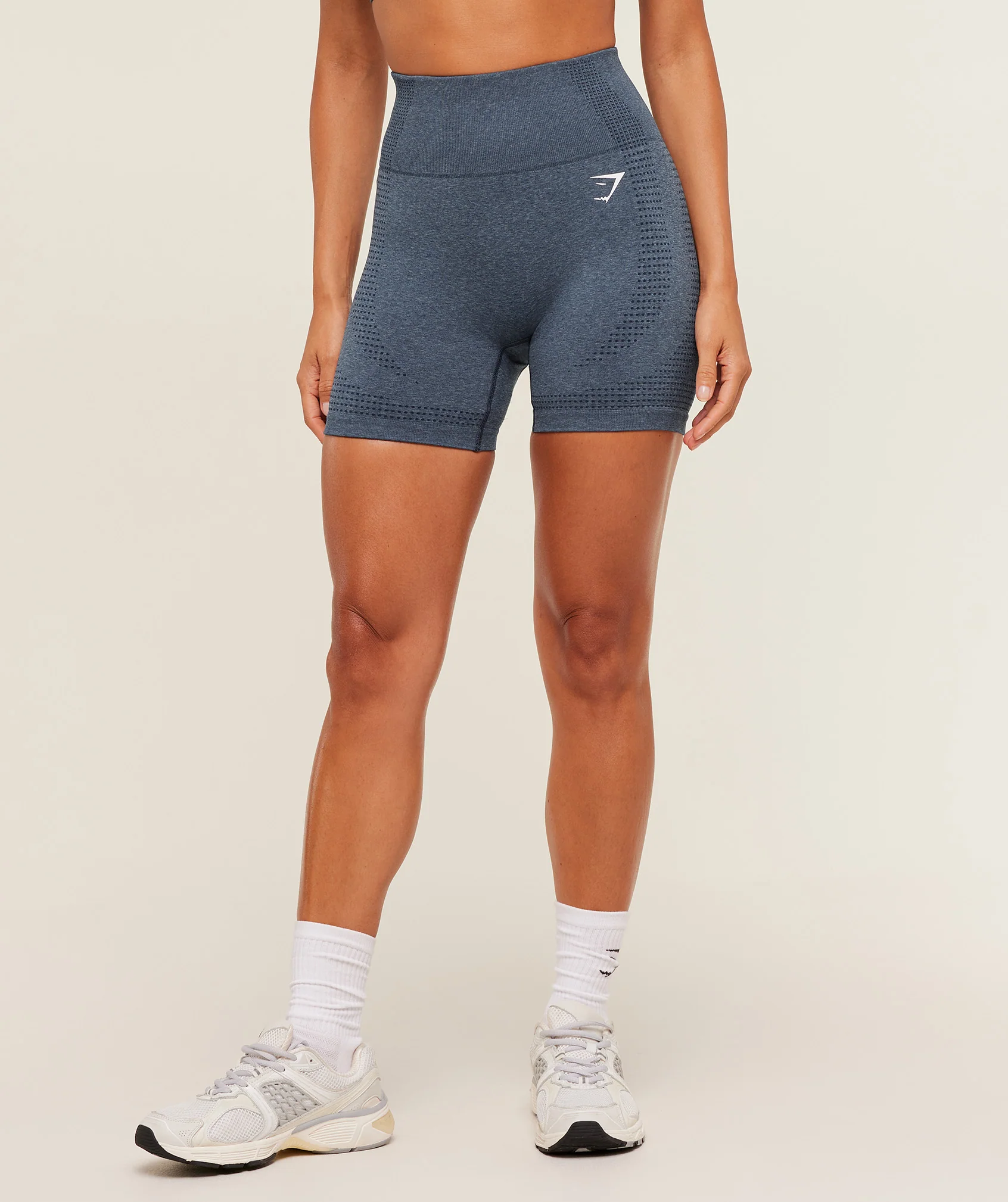 Gymshark Vital Seamless Shorts - GS Stealth Blue/ Marl