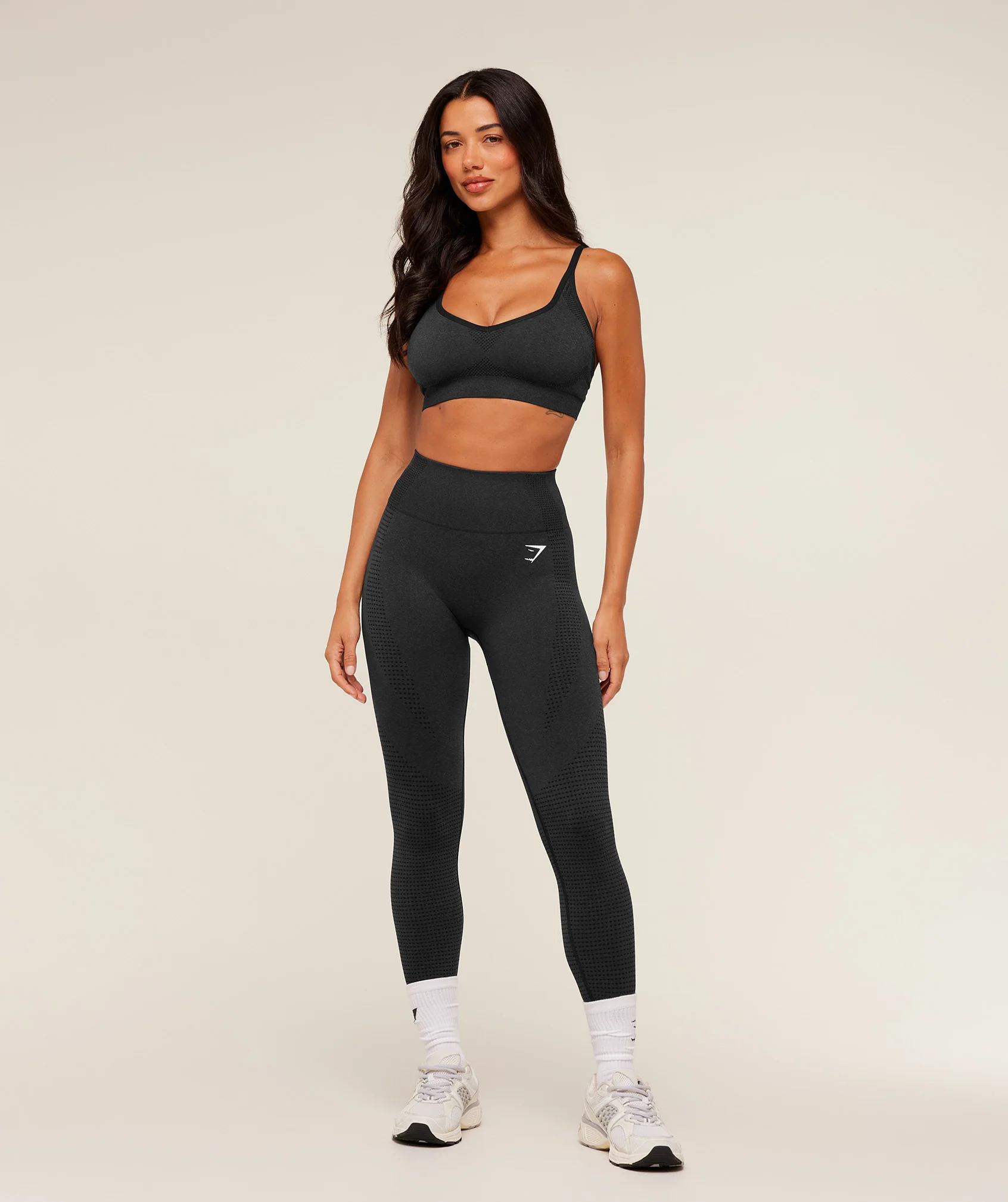 Gymshark Vital Sports Bra - Black Marl - Image 4
