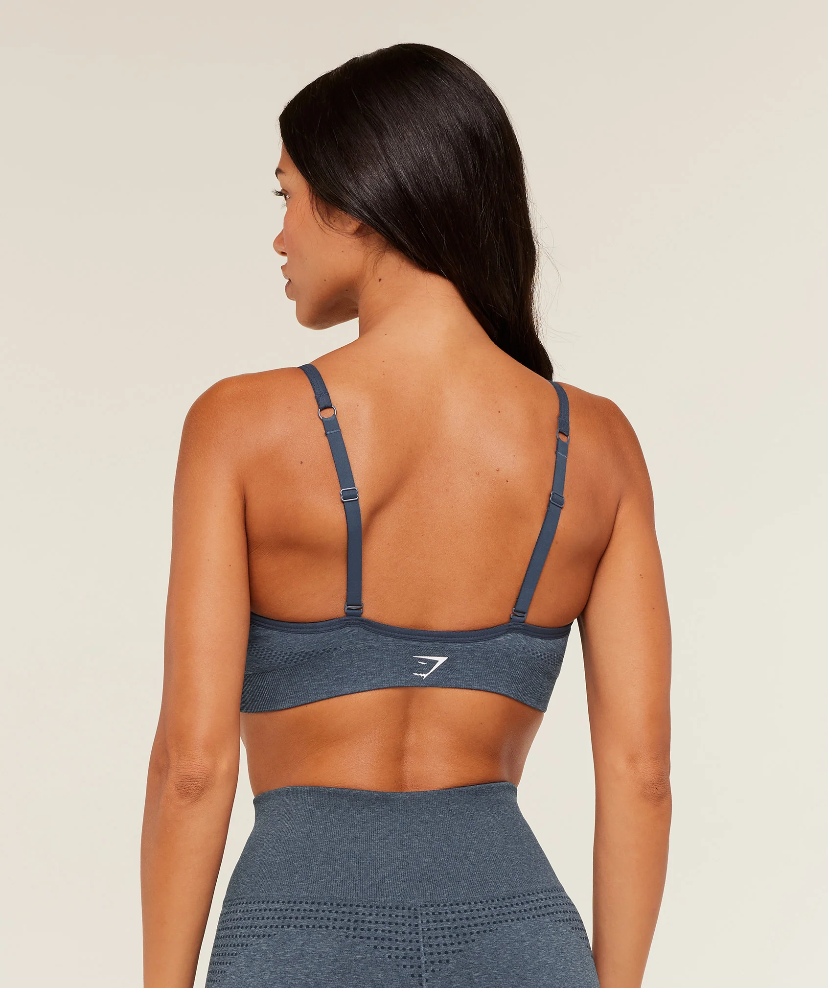 Gymshark Vital Sports Bra - GS Stealth Blue/ Marl - Image 2