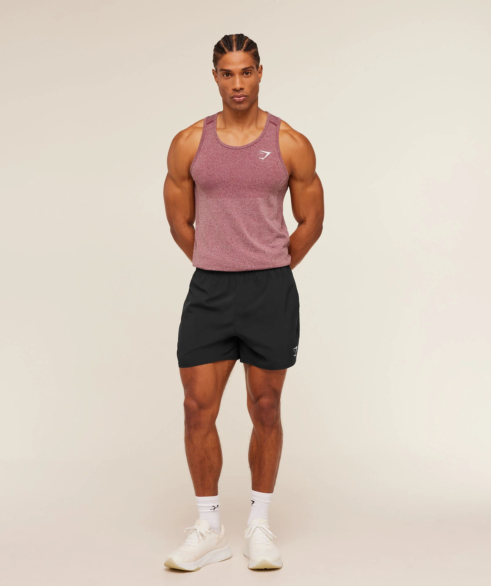 Gymshark Vital Tank - White/Port - Image 5