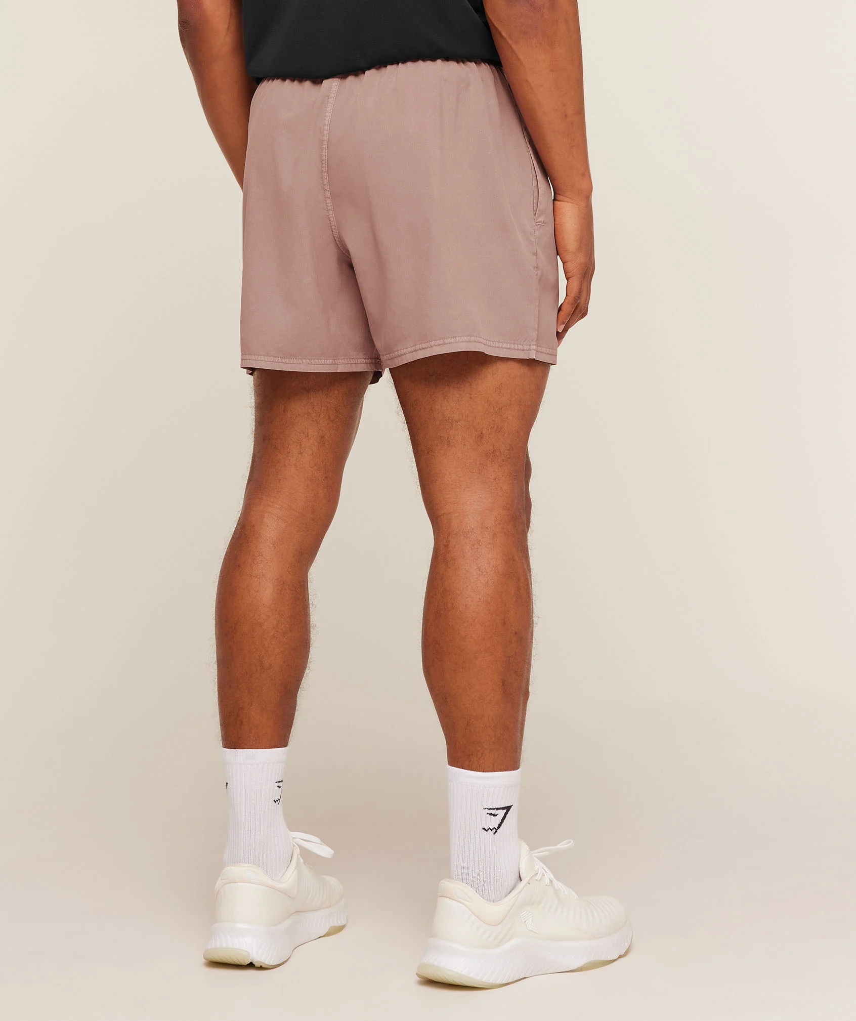 Gymshark Washed Pastels Shorts - Taupe Brown/Wash - Image 2