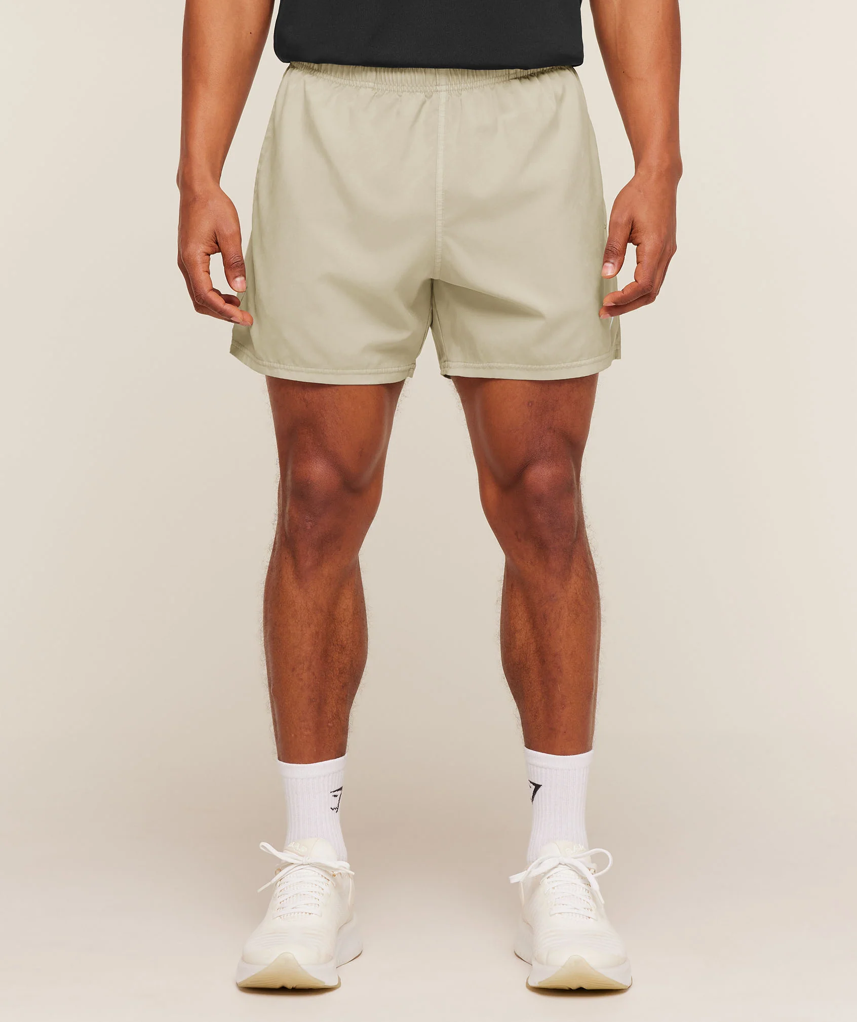 Gymshark Washed Pastels Shorts - Pebble Grey/Wash