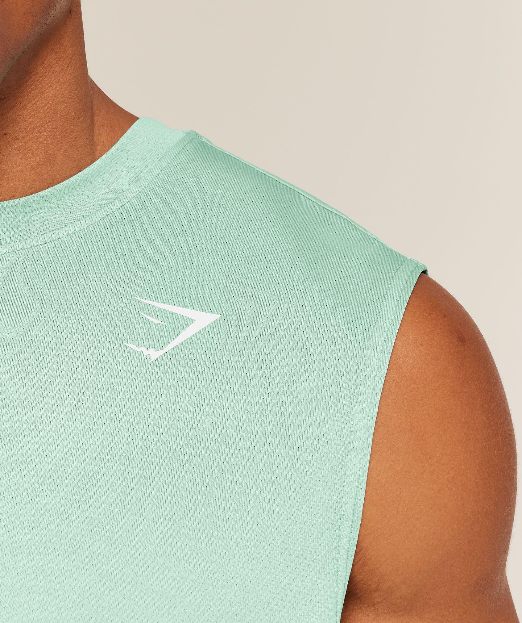 Gymshark Washed Pastels Tank - Pop Turquoise/Wash - Image 5