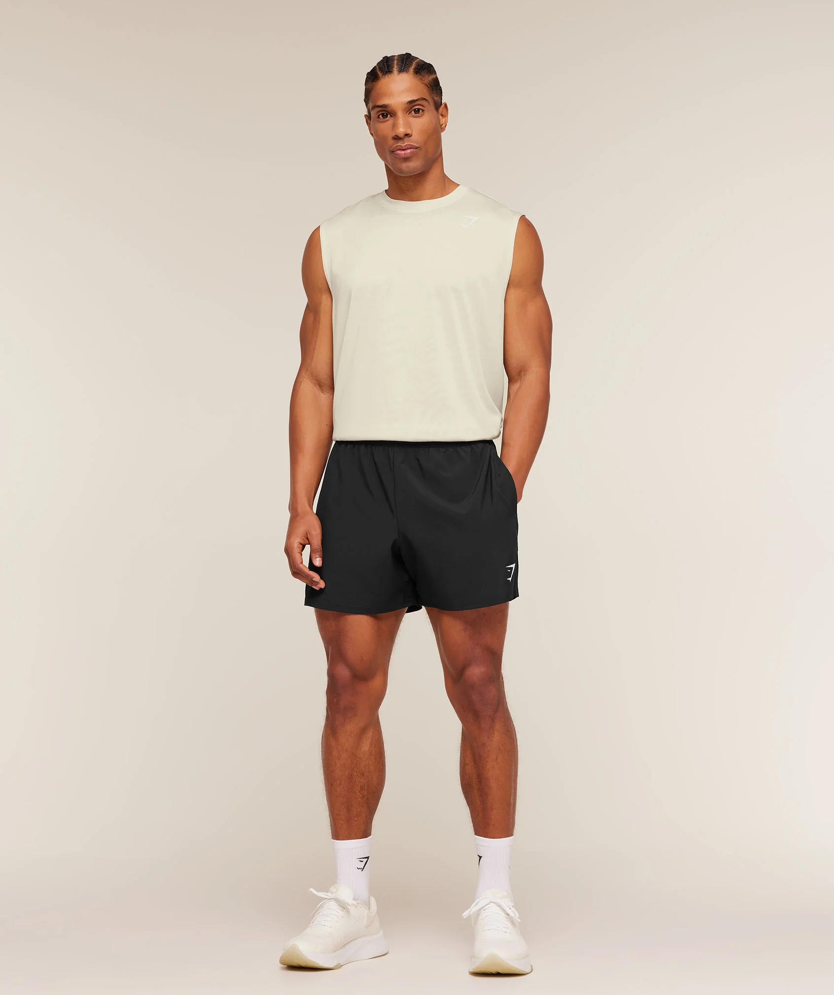 Gymshark Washed Pastels Tank - Soft White/Wash - Image 4