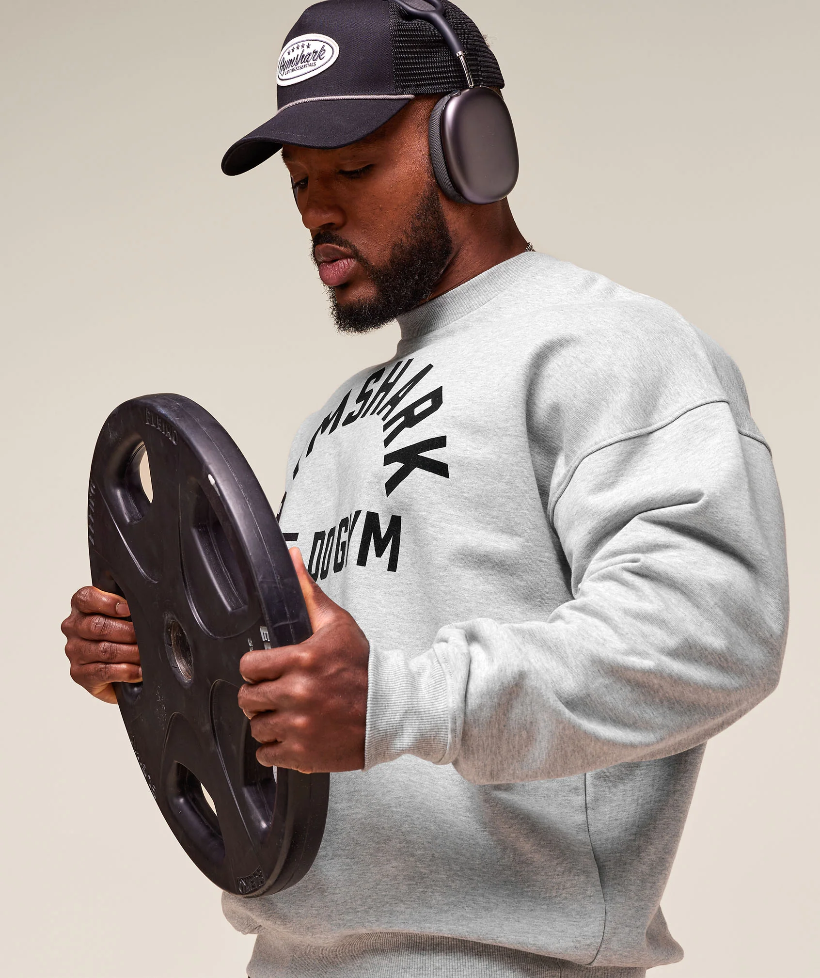 Gymshark We Do Gym Crew - Light Grey Core Marl - Image 3