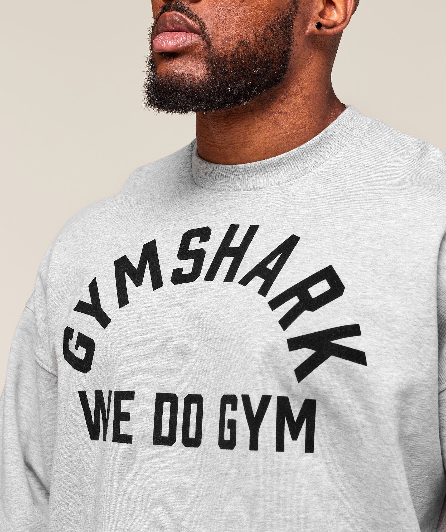 Gymshark We Do Gym Crew - Light Grey Core Marl - Image 4