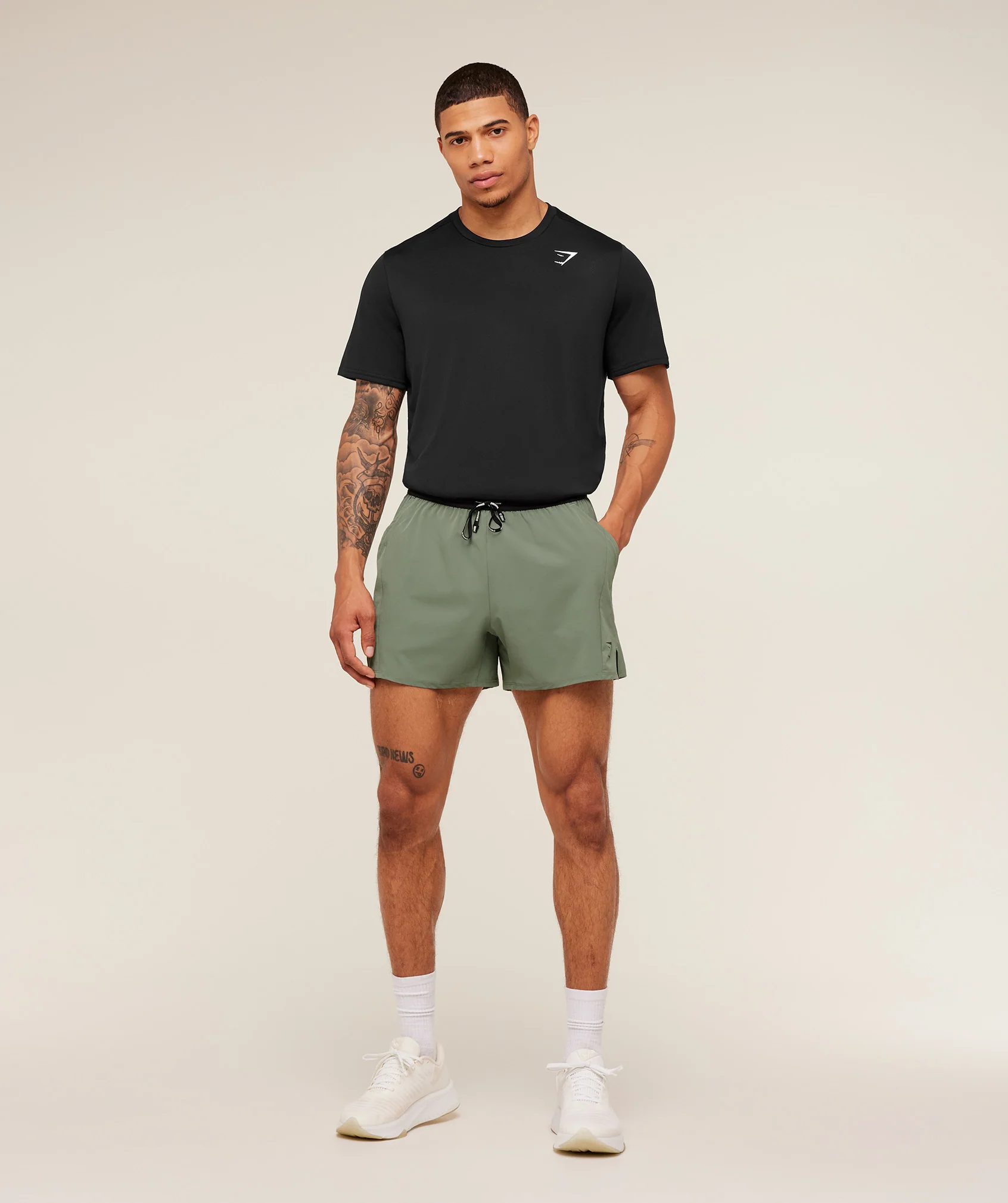 Gymshark Weekend 5" Shorts - GS Unit Green - Image 4