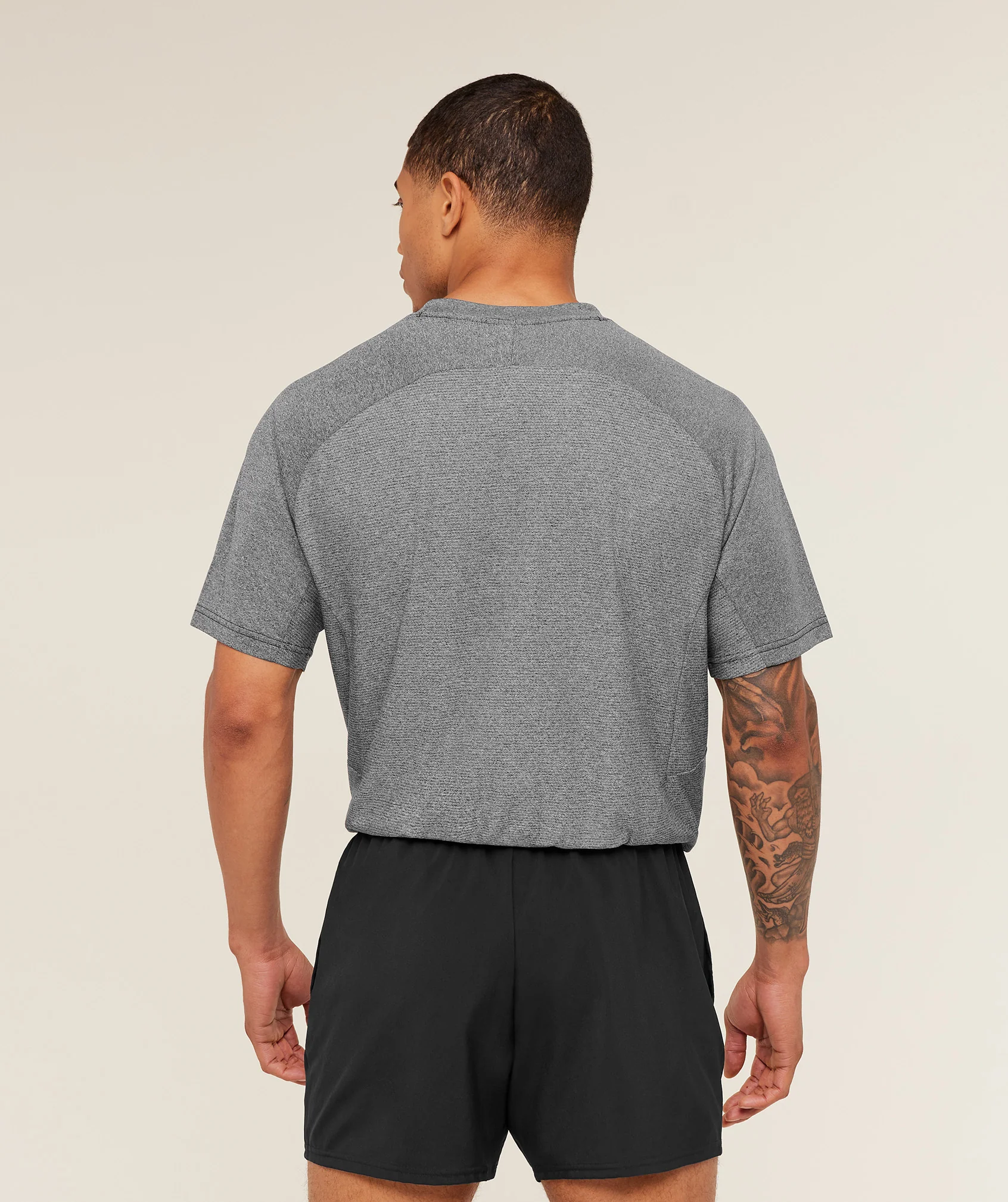 Gymshark Weekend T-Shirt - Black/Grey - Image 3