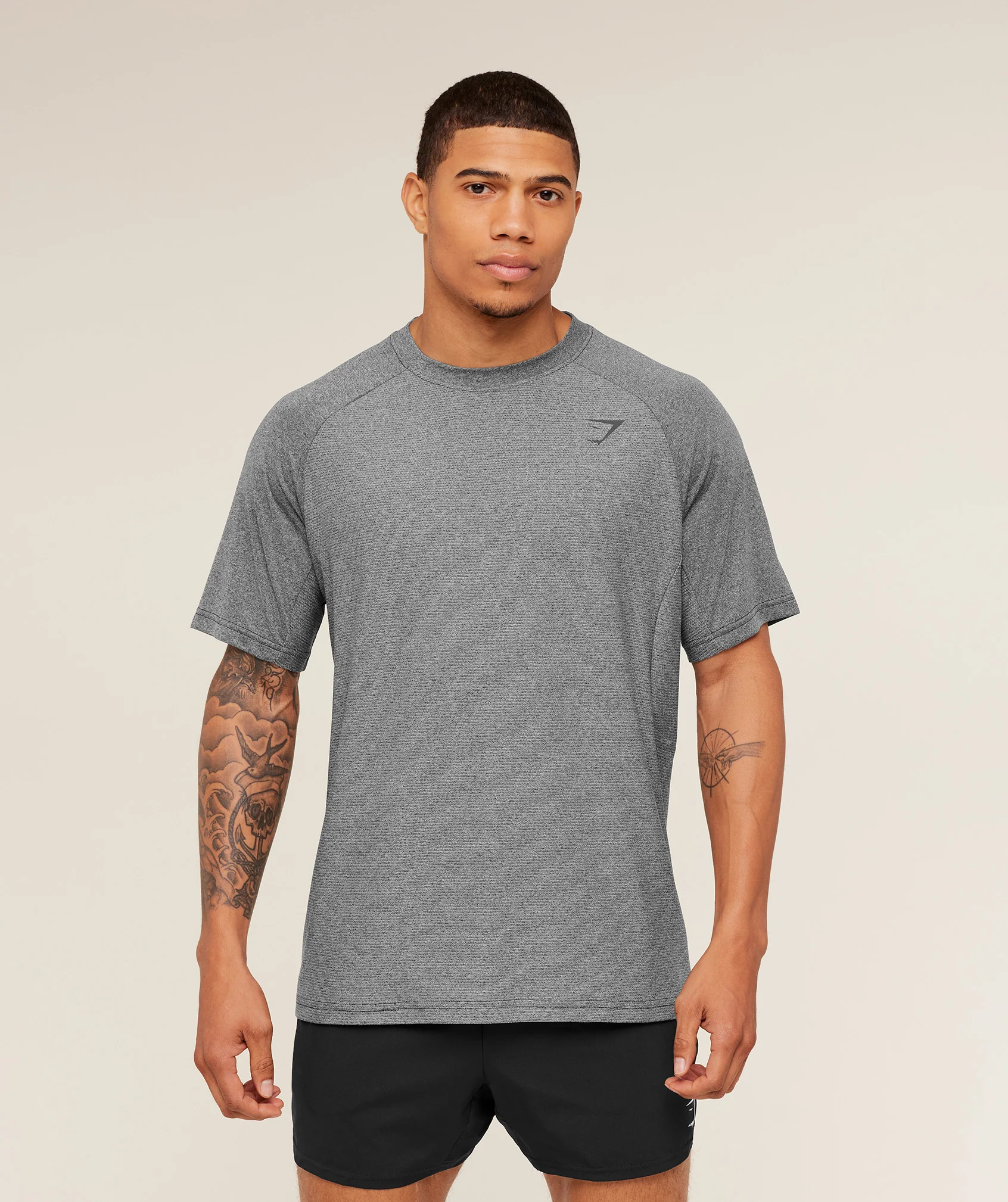 Gymshark Weekend T-Shirt - Black/Grey - Image 4