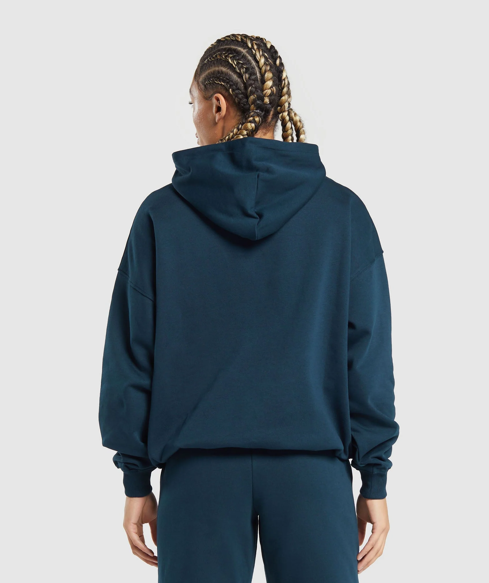 Gymshark Weightlifting Oversized Hoodie - Navy - Image 2
