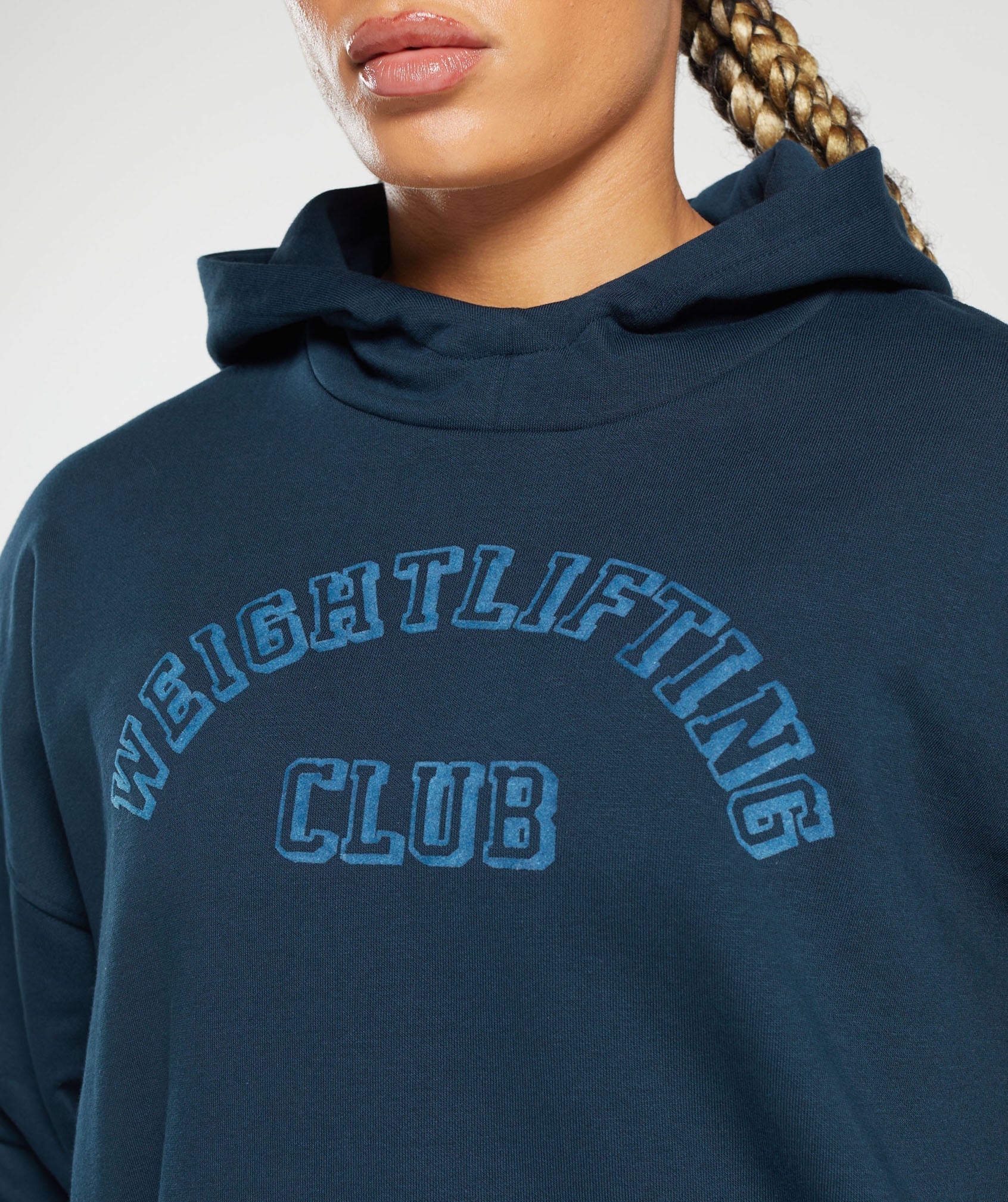 Gymshark Weightlifting Oversized Hoodie - Navy - Image 6