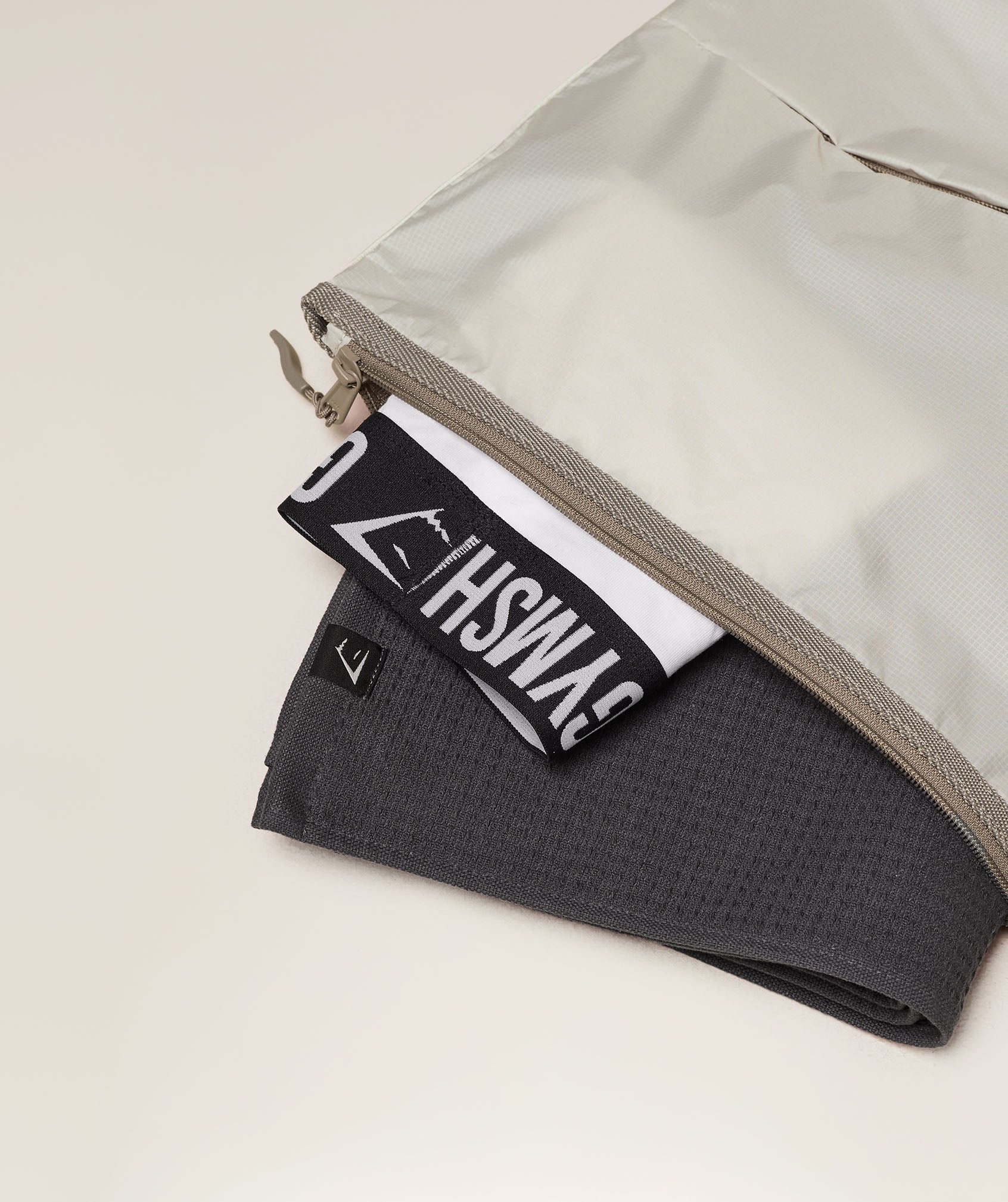 Gymshark Wet Kit Bag - Pebble Grey/Linen Brown - Image 2
