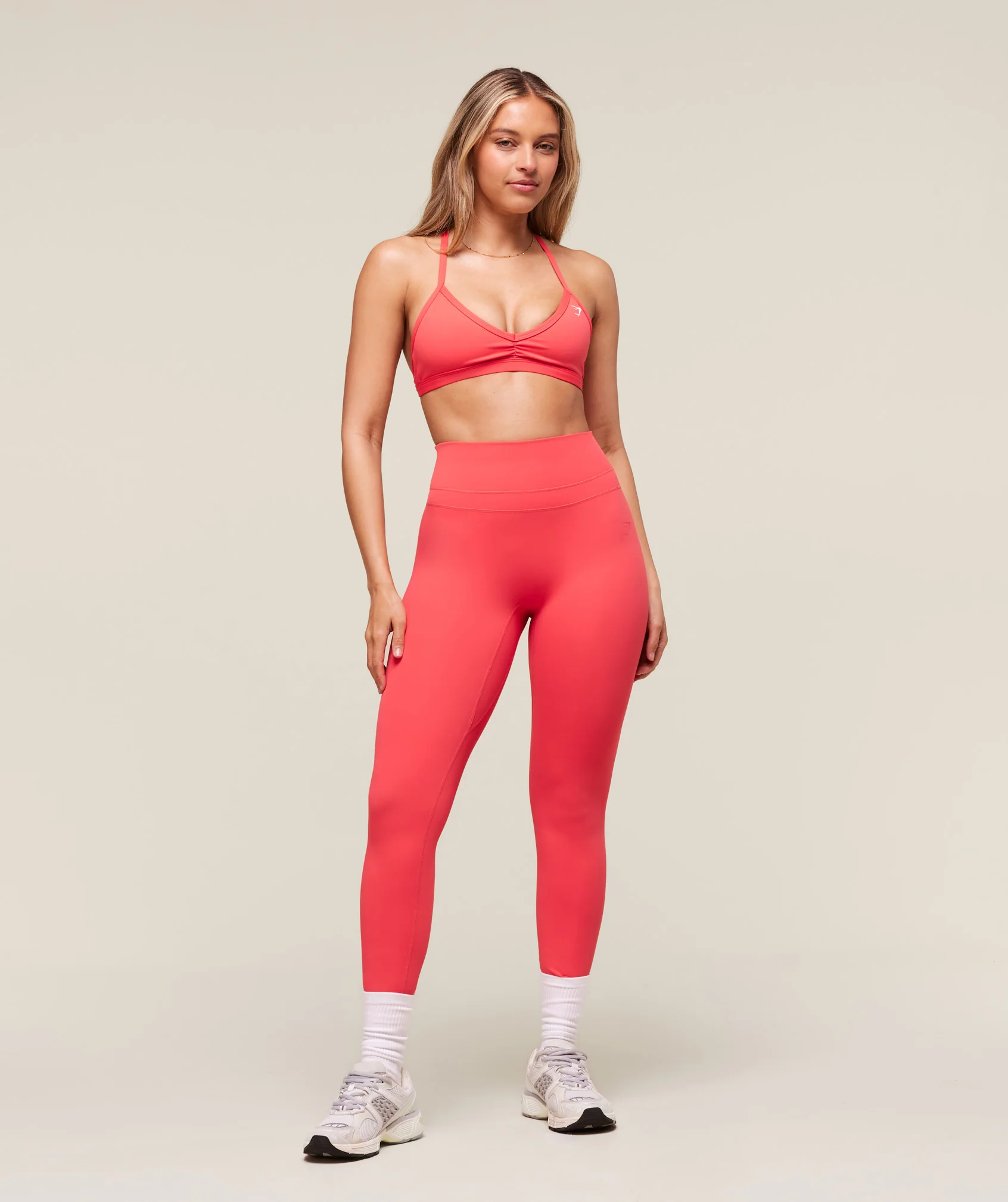 Gymshark Whitney Regular Legging - Coral Red - Image 4
