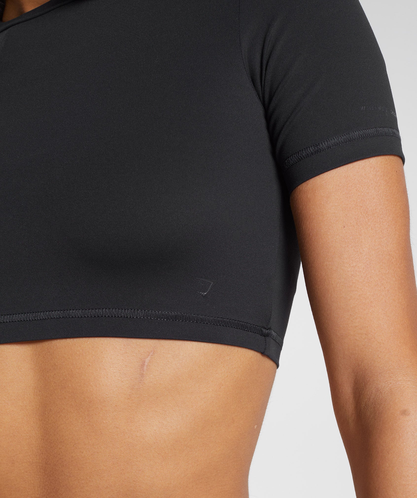 Gymshark Whitney Short Sleeve Crop Top - Black - Image 5