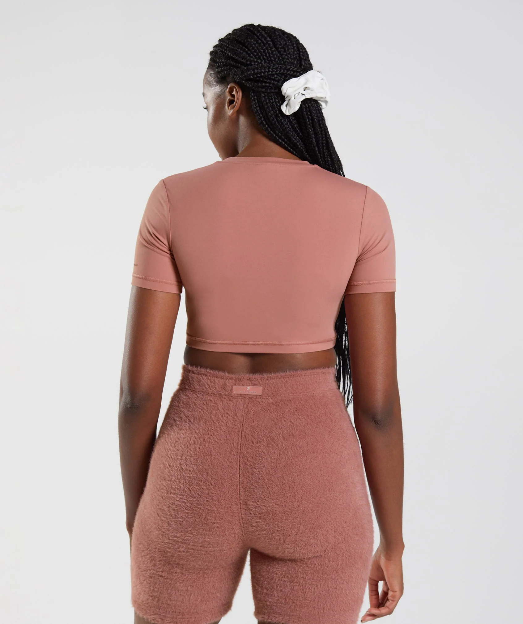 DNU Gymshark Whitney Short Sleeve Crop Top - Canyon Red - Image 2