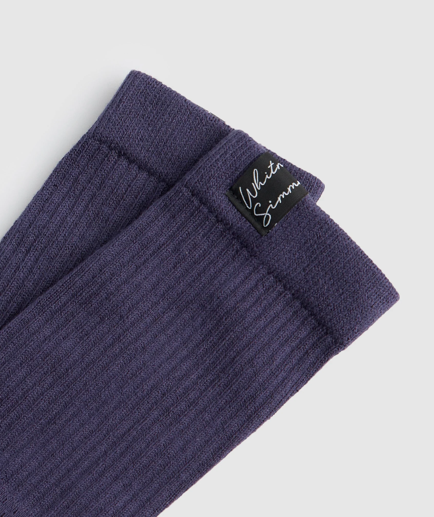 Gymshark Whitney Tab Crew Socks 1pk - Indigo Navy - Image 2