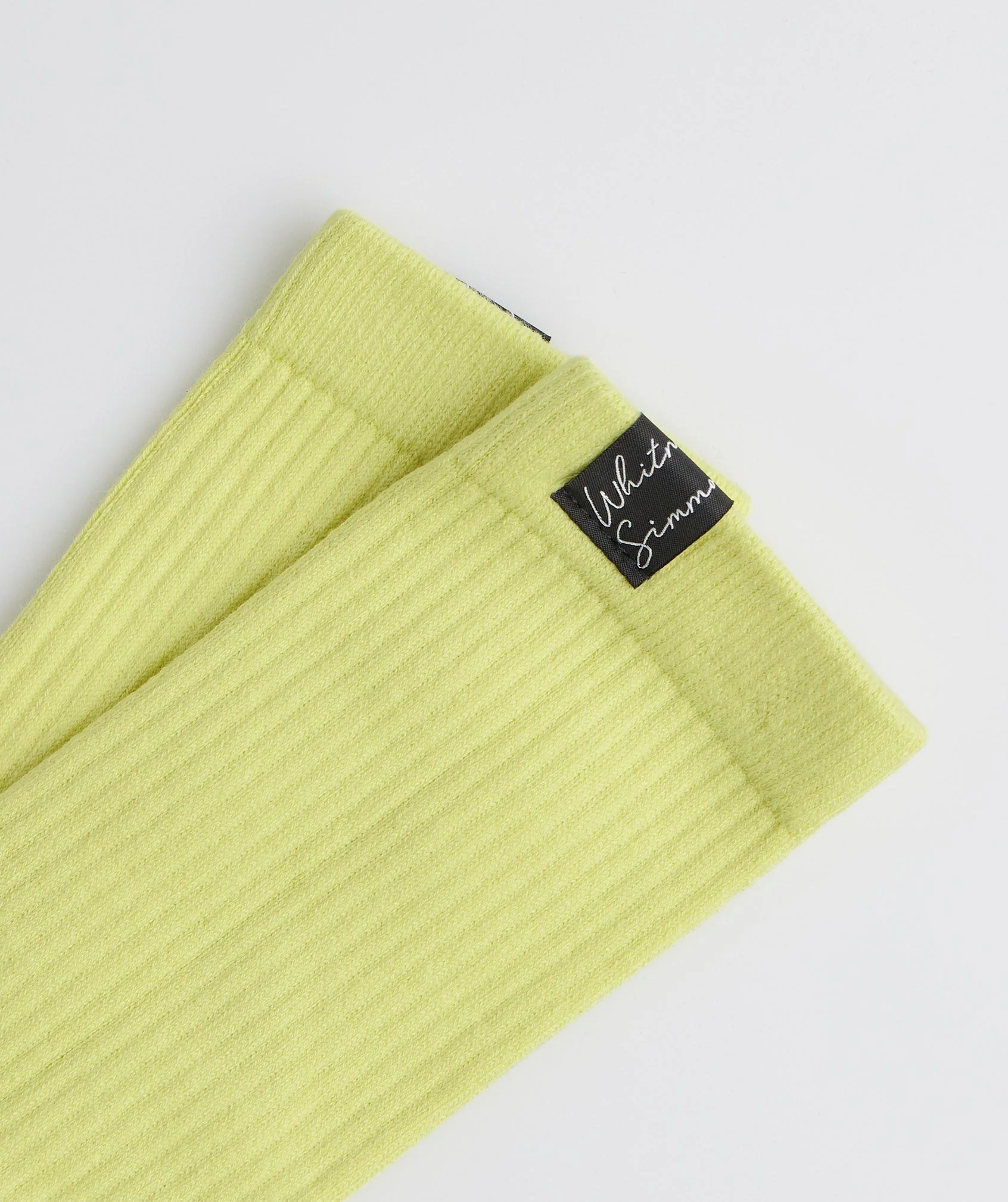 Gymshark Whitney Tab Crew Socks 1pk - Sea Kelp Green - Image 3