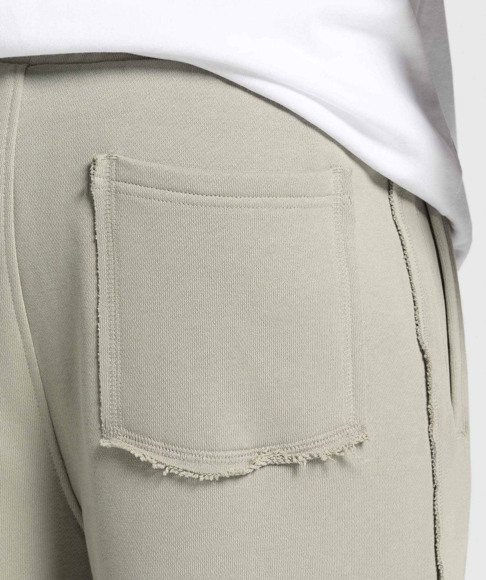 Gymshark Wide Leg Pants - Chalk Green - Image 5