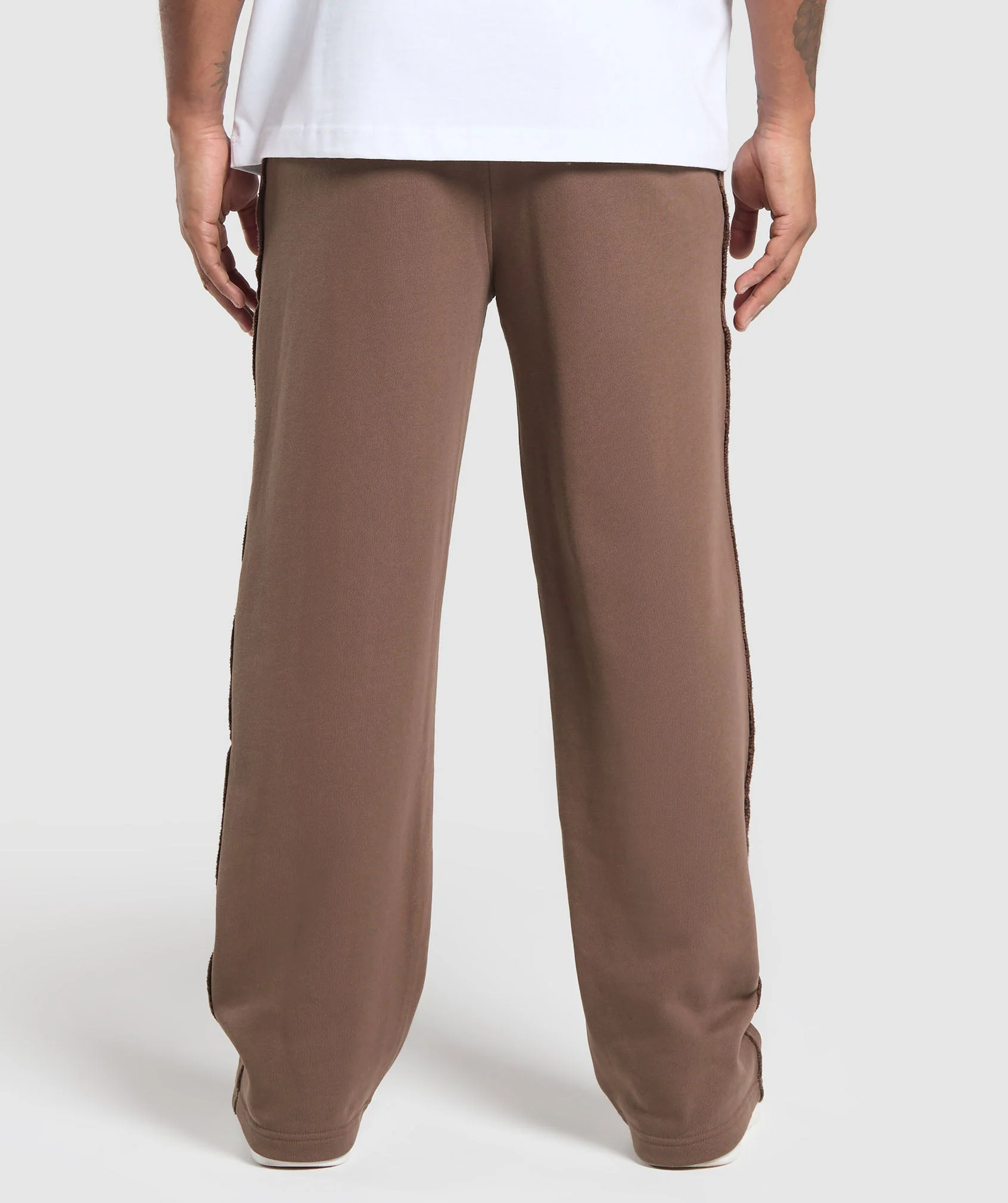 Gymshark Wide Leg Pants - Soft Brown - Image 2