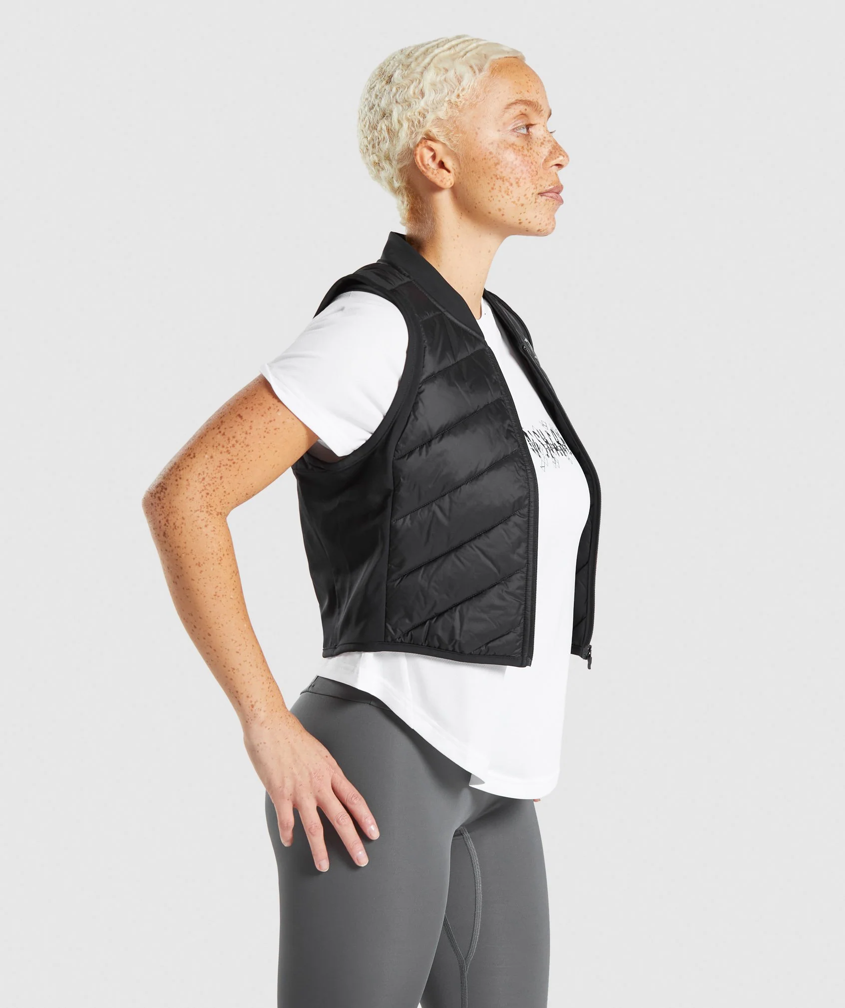 Gymshark Speed Vest - Black - Image 3