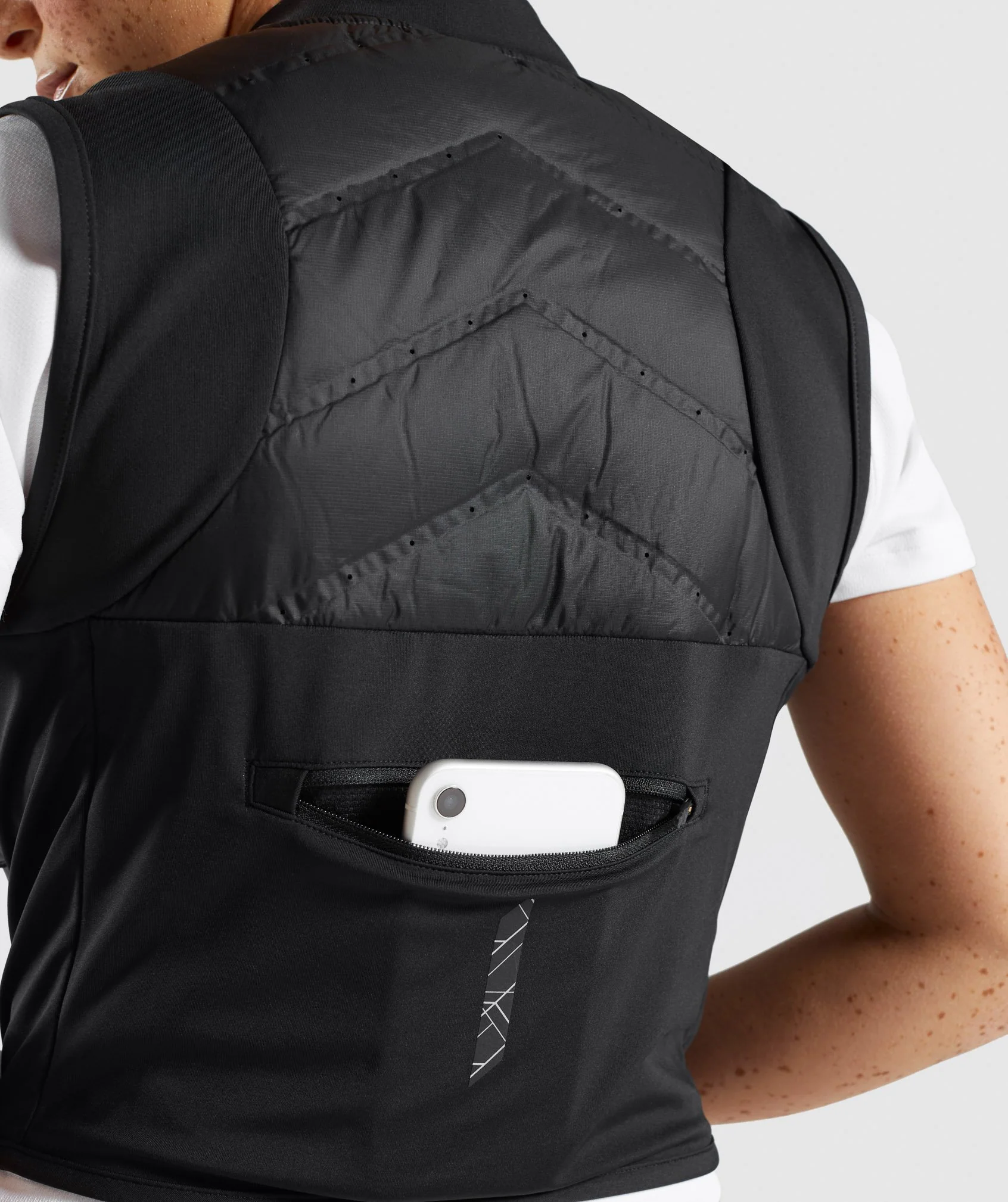 Gymshark Speed Vest - Black - Image 8