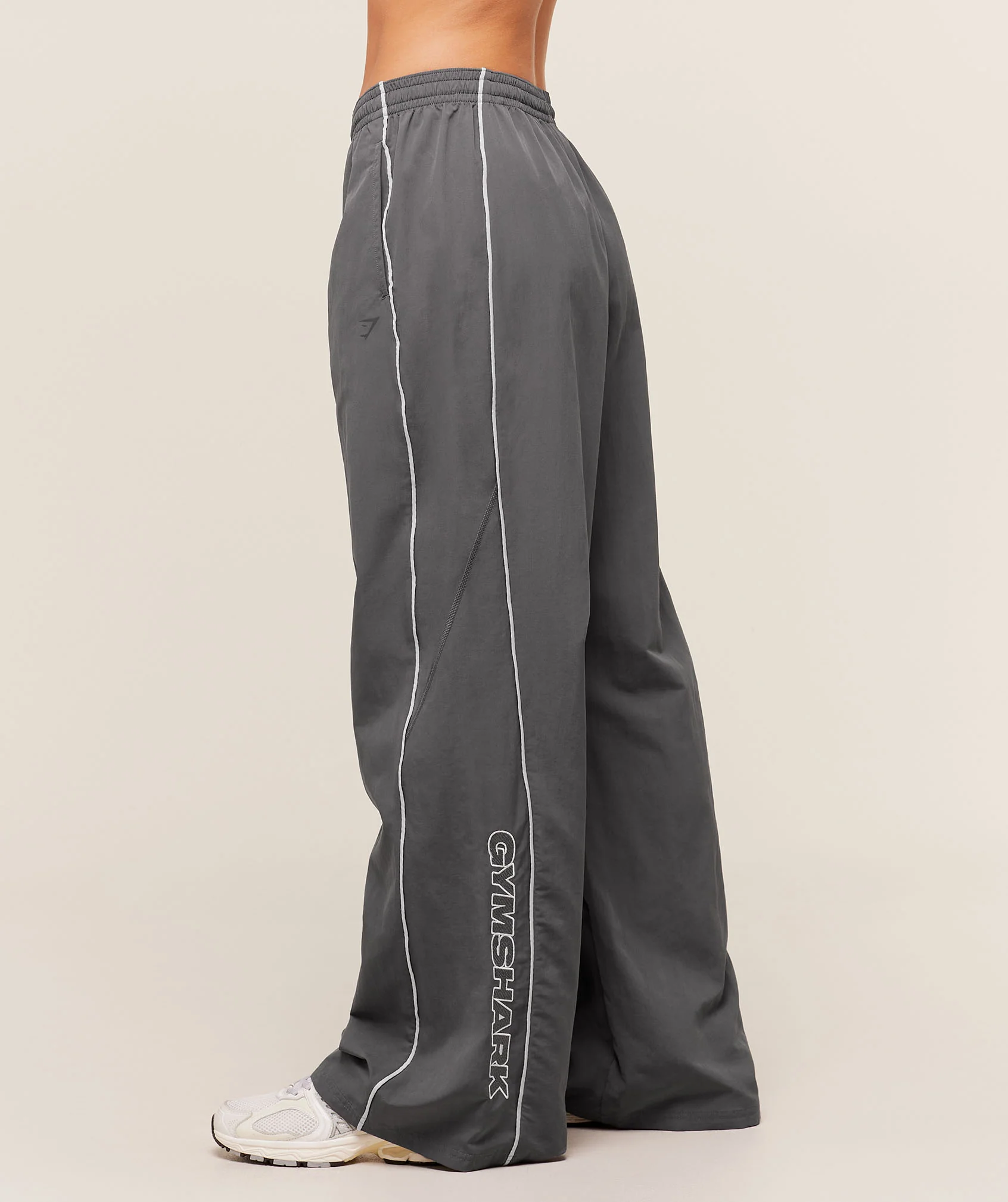Gymshark Wordmark Track Pants - Graphite Grey - Image 3