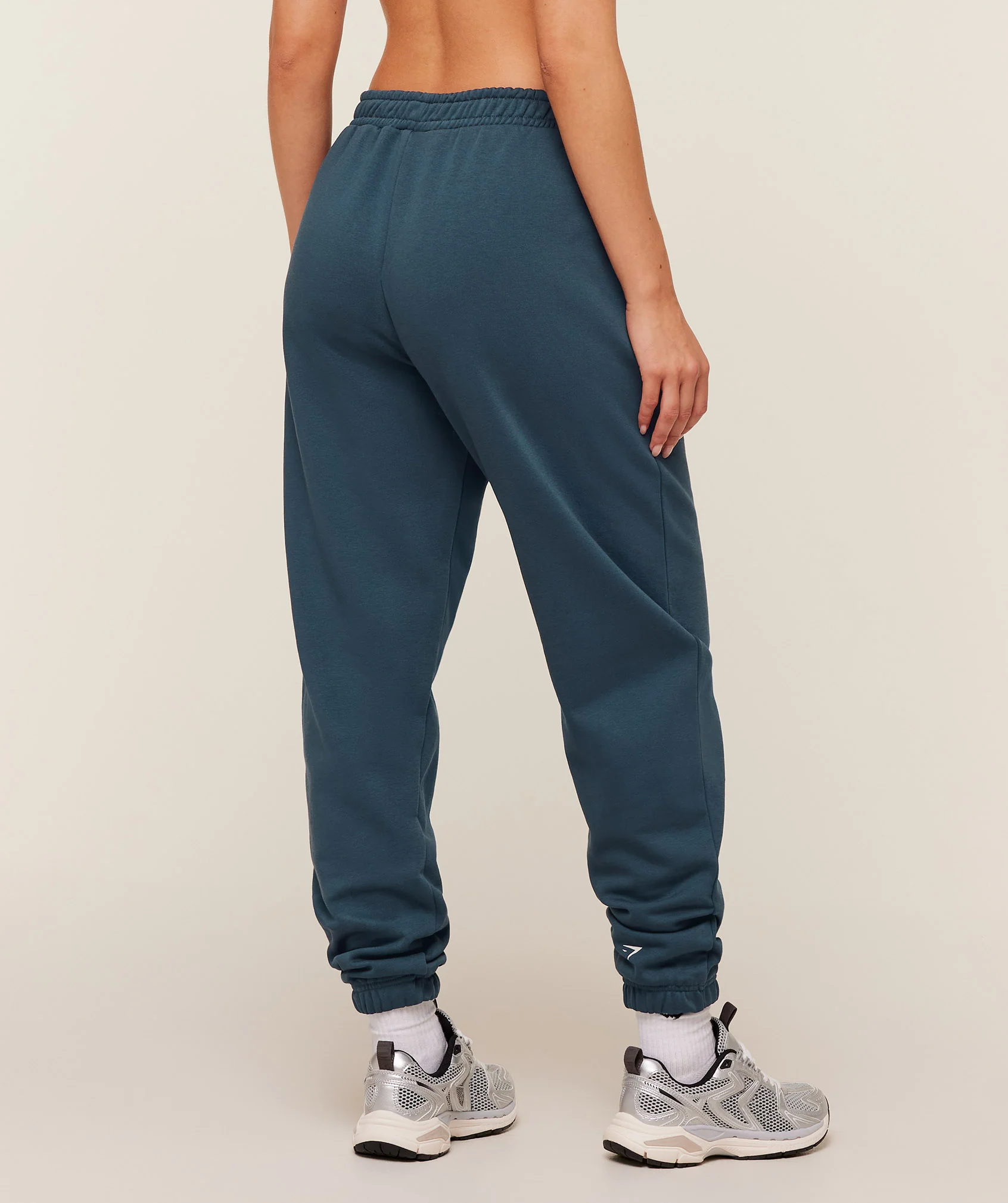 Gymshark Worn Crest Graphic Joggers - GS Stealth Blue - Image 2