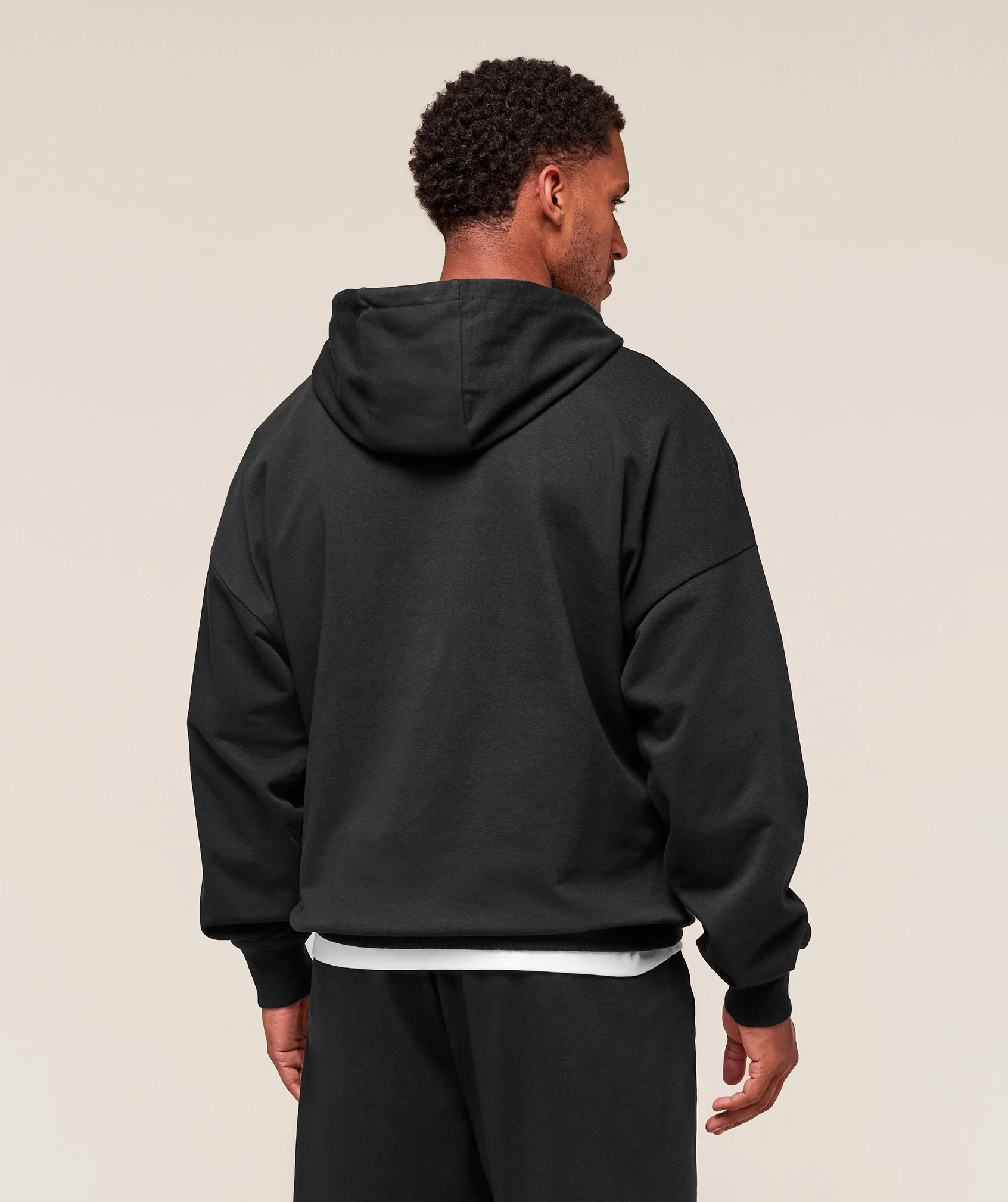 Gymshark Worn Graphic Hoodie - Black - Image 2