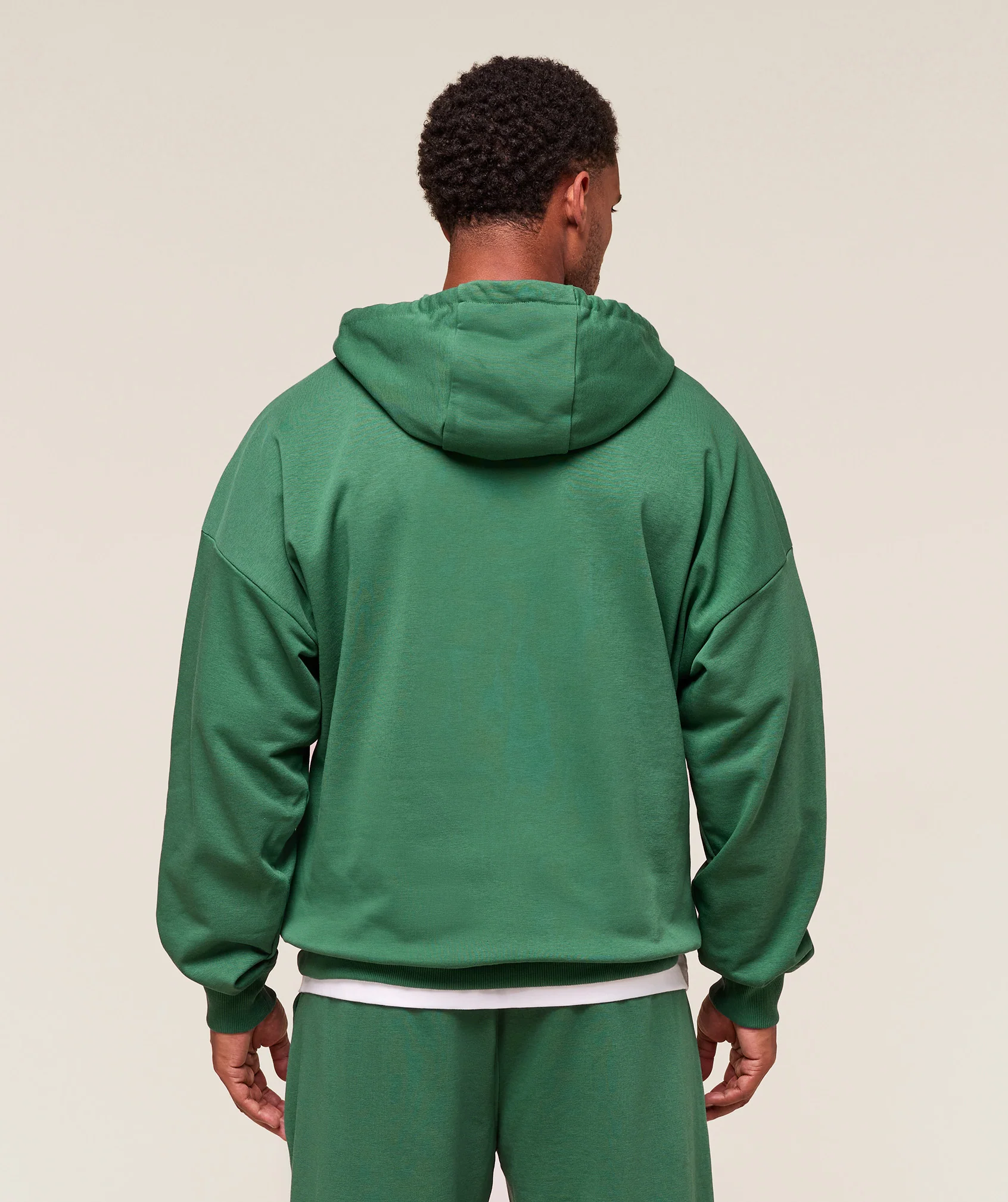 Gymshark Worn Graphic Hoodie - Lift Green - Image 2