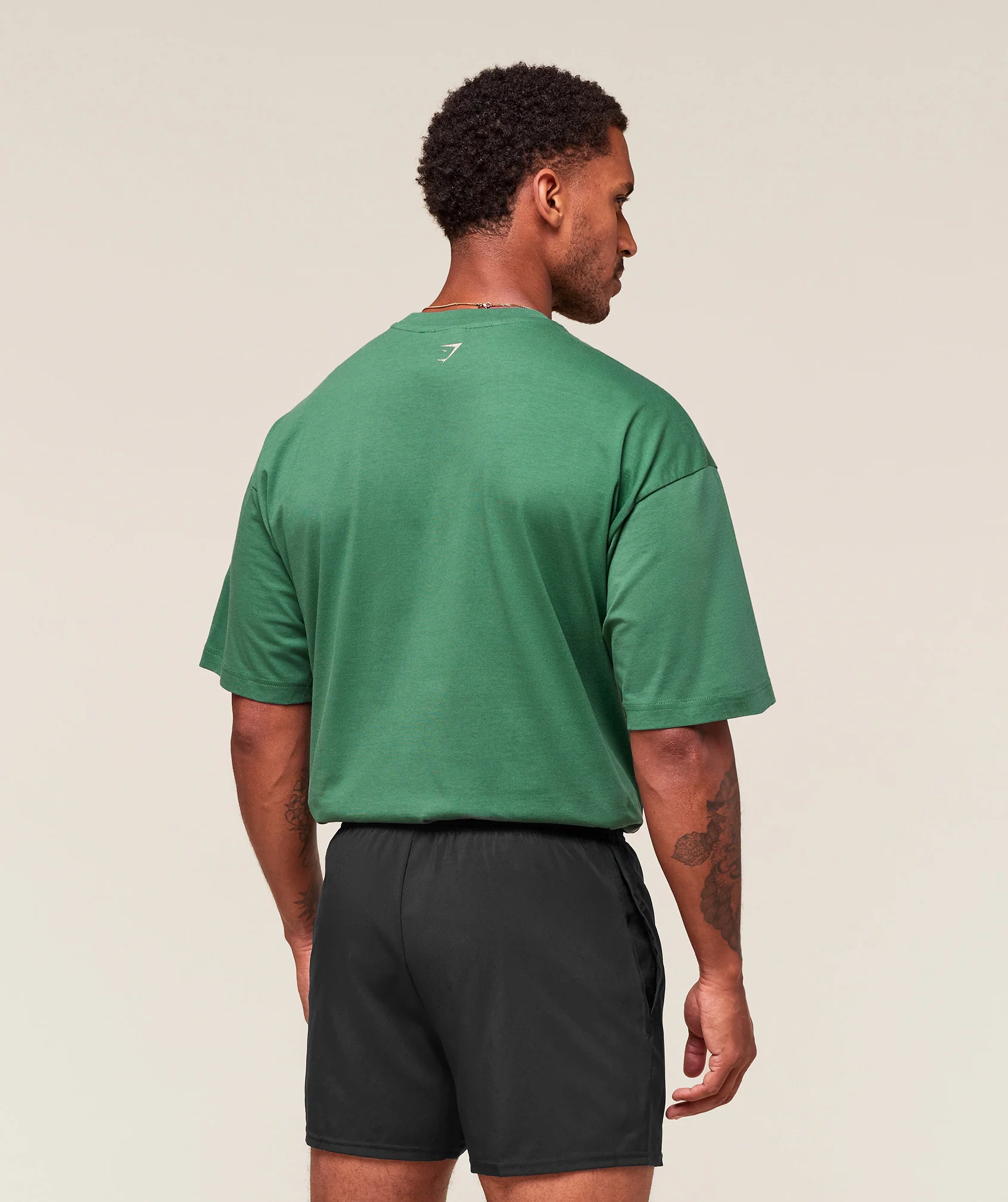 Gymshark Worn Graphic T-Shirt - Lift Green - Image 2
