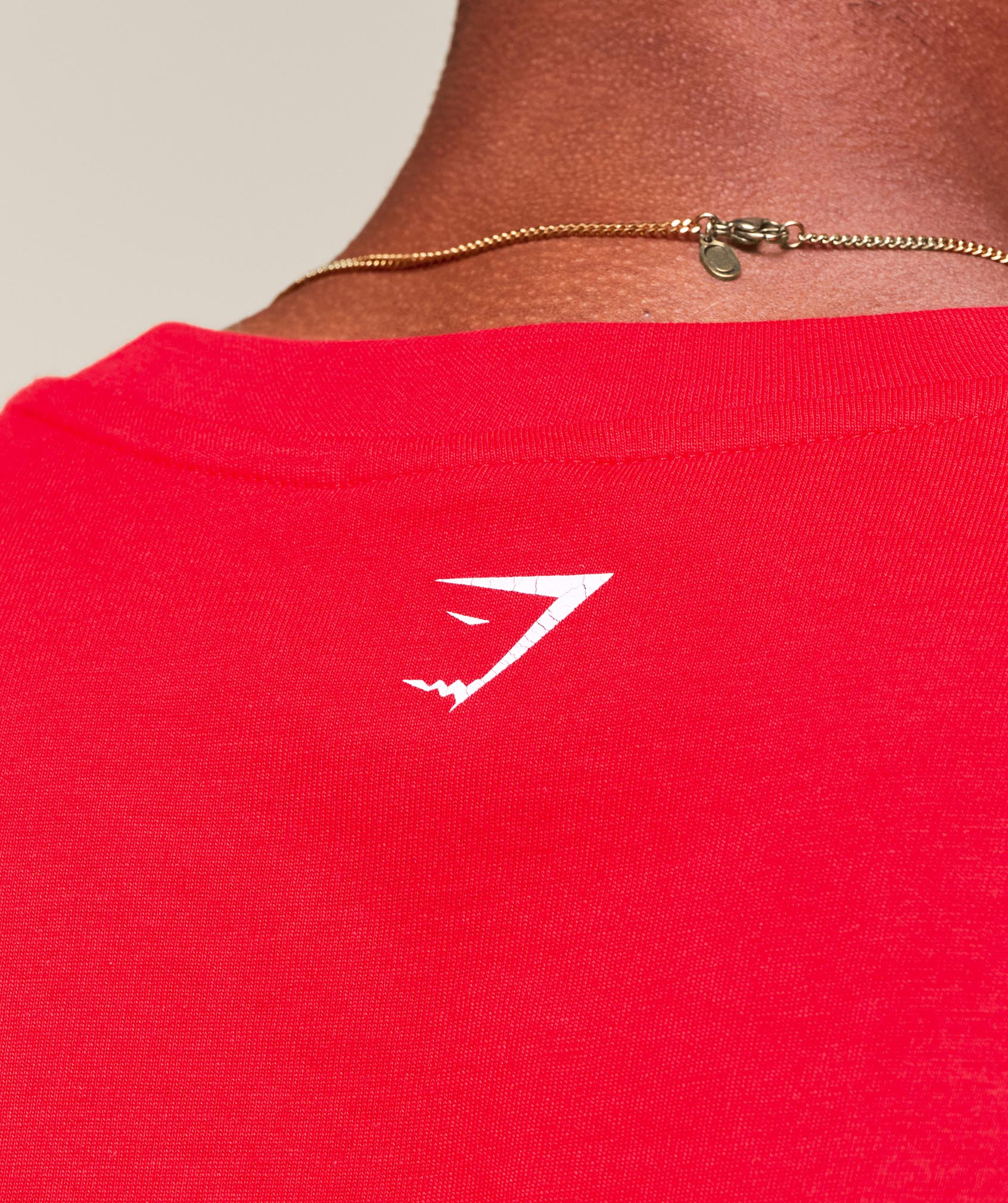 Gymshark Worn Graphic T-Shirt - Athletic Red - Image 5
