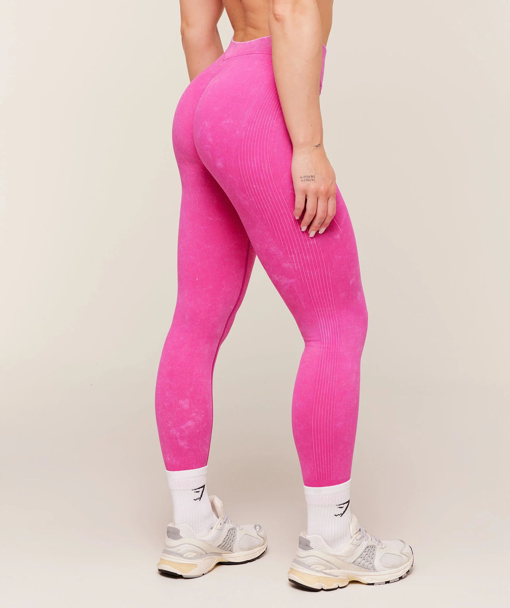 Gymshark x Bratz Leggings - Super-Set Pink/Wash - Image 2