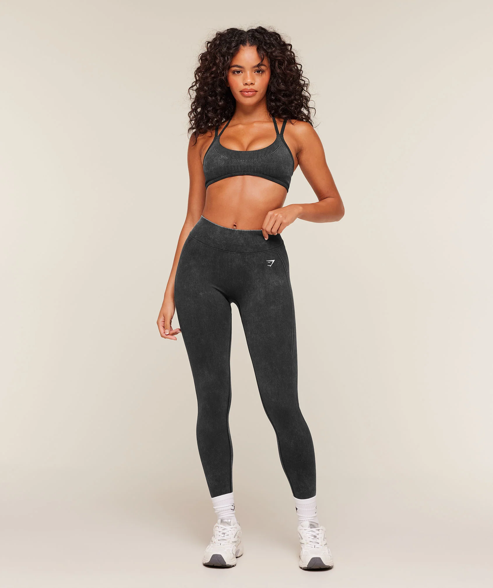 Gymshark x Bratz Light Support Sports Bra - Black/Wash - Image 7