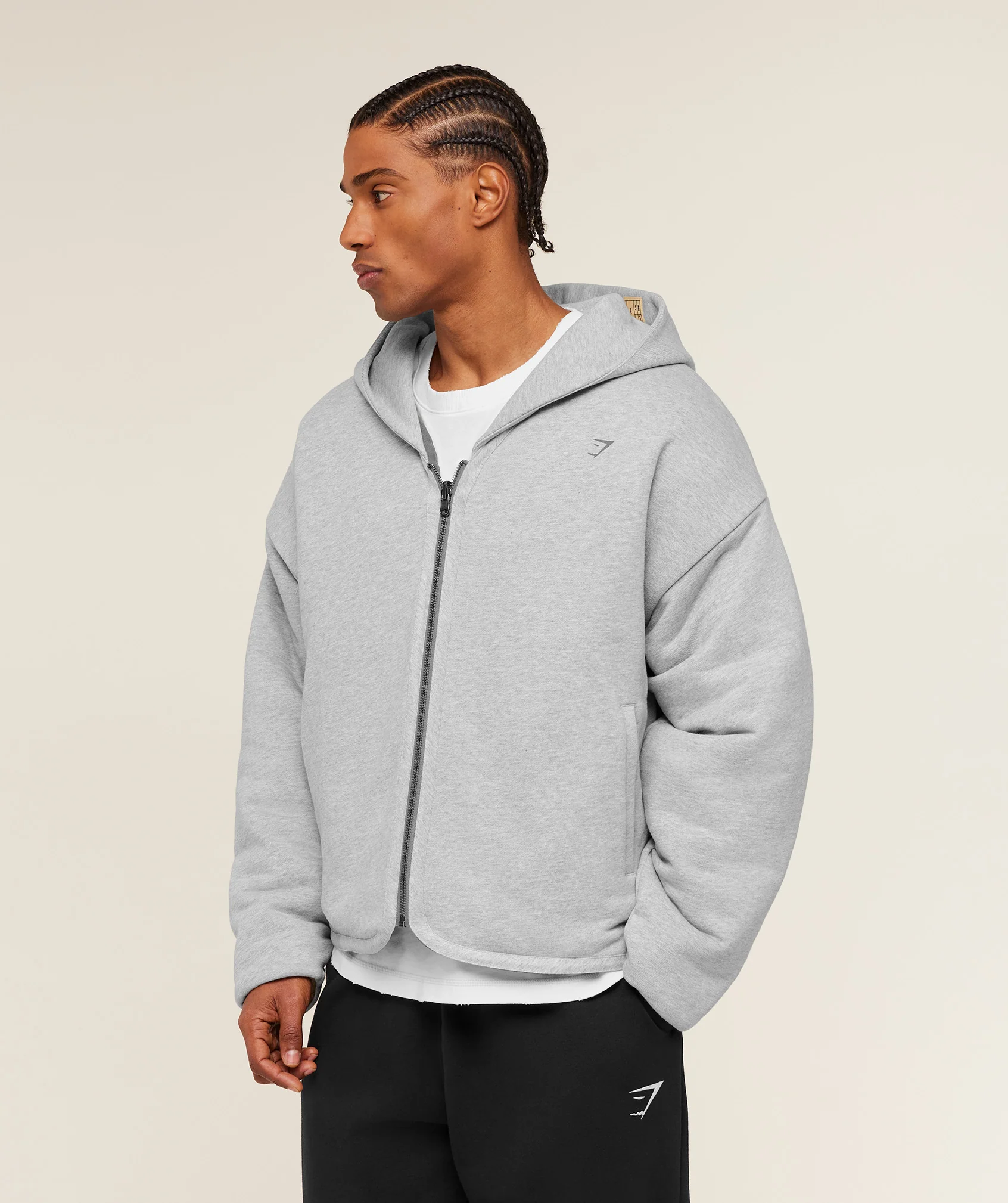 Gymshark x Saalt Studios Jacket - GS Utility Green/GUILLE Core Grey Marl - Image 11