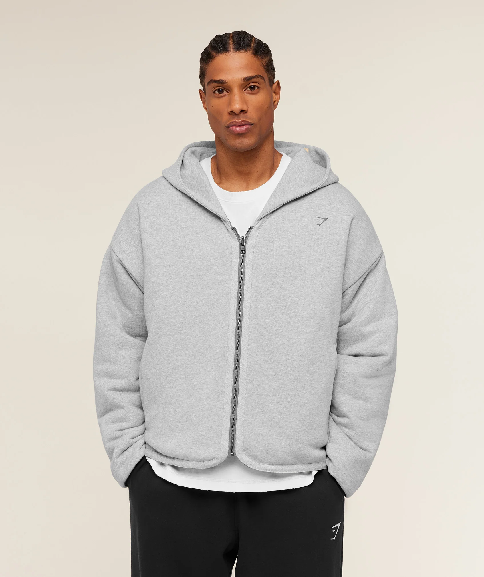 Gymshark x Saalt Studios Jacket - GS Utility Green/GUILLE Core Grey Marl - Image 9