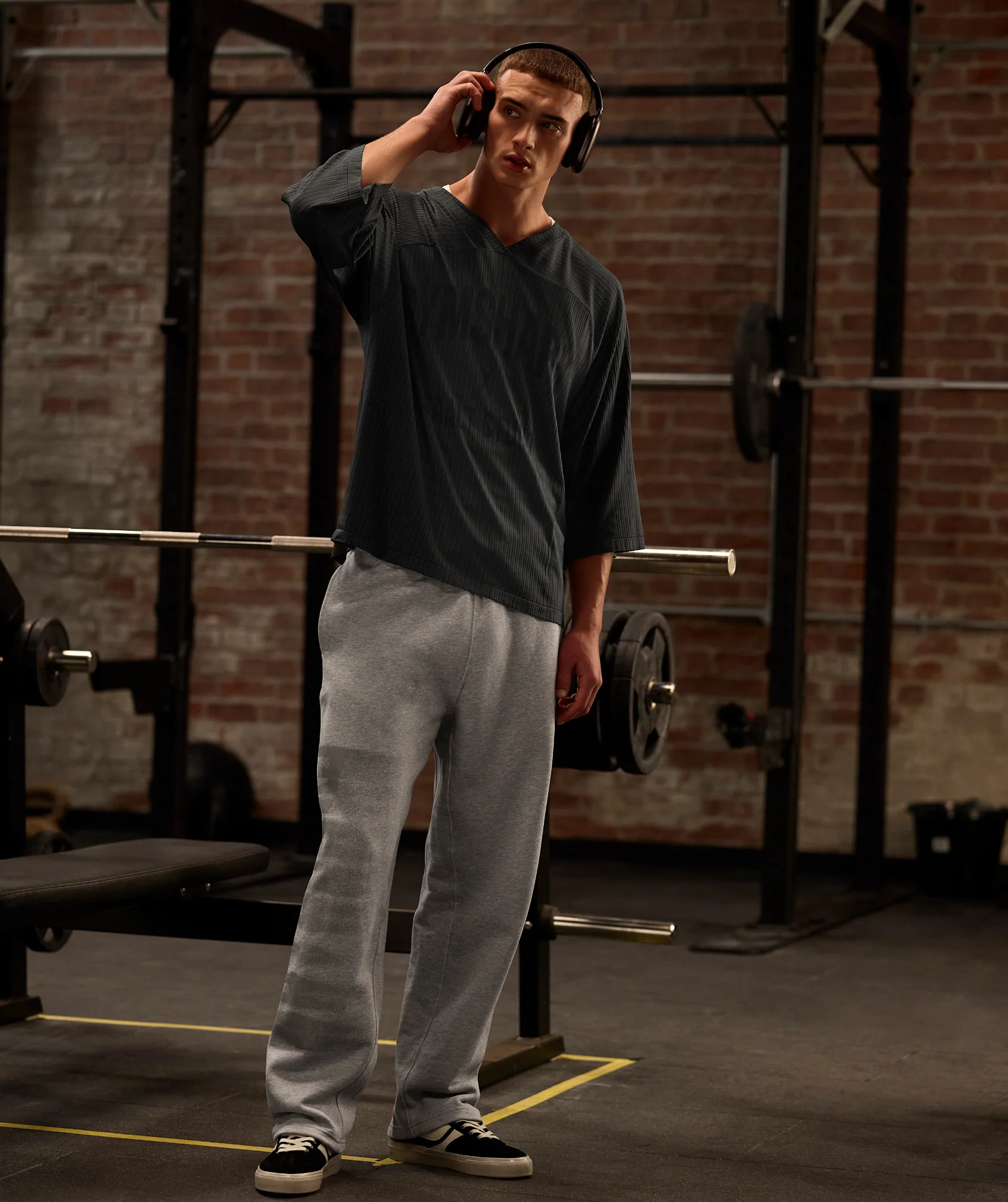 Gymshark x Saalt Studios Seamless Jersey - GS Asphalt Grey/GS Pitch Grey - Image 2
