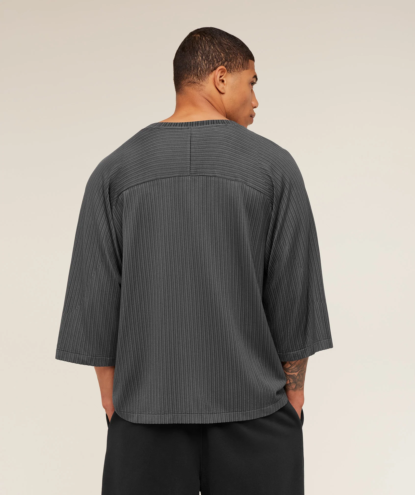 Gymshark x Saalt Studios Seamless Jersey - GS Asphalt Grey/GS Pitch Grey - Image 4