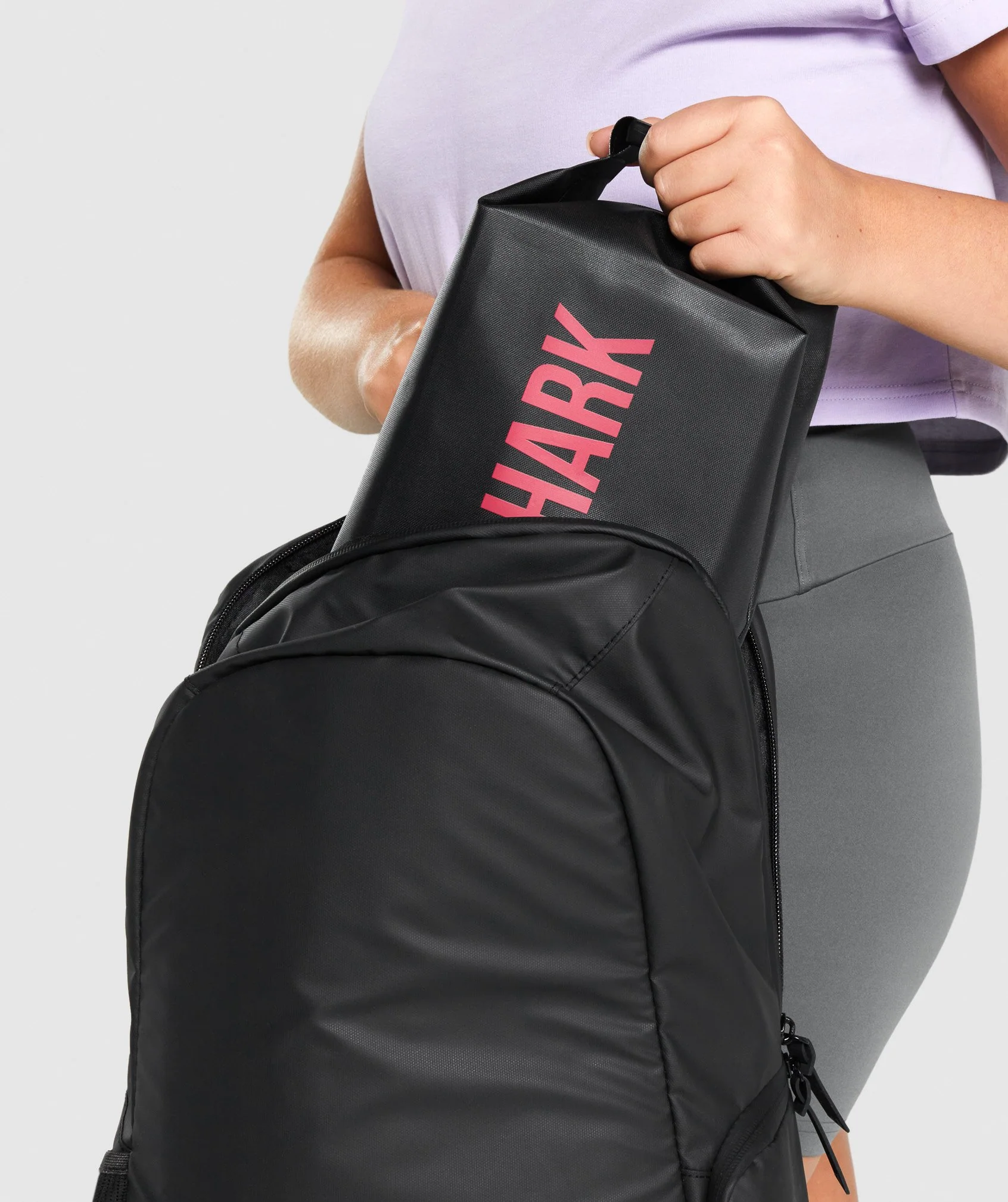 Gymshark X-Series Toiletry Bag - Black/Pink - Image 4