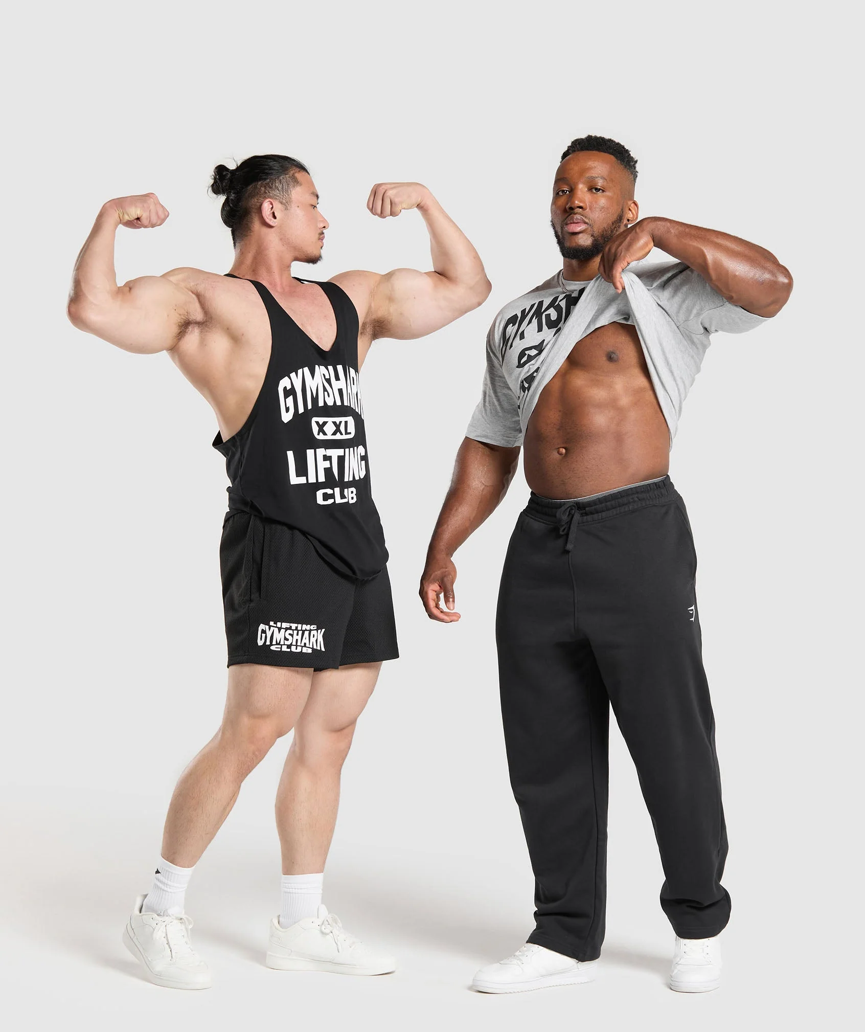 Gymshark XXL Graphic T-Shirt - Light Grey Core Marl - Image 8