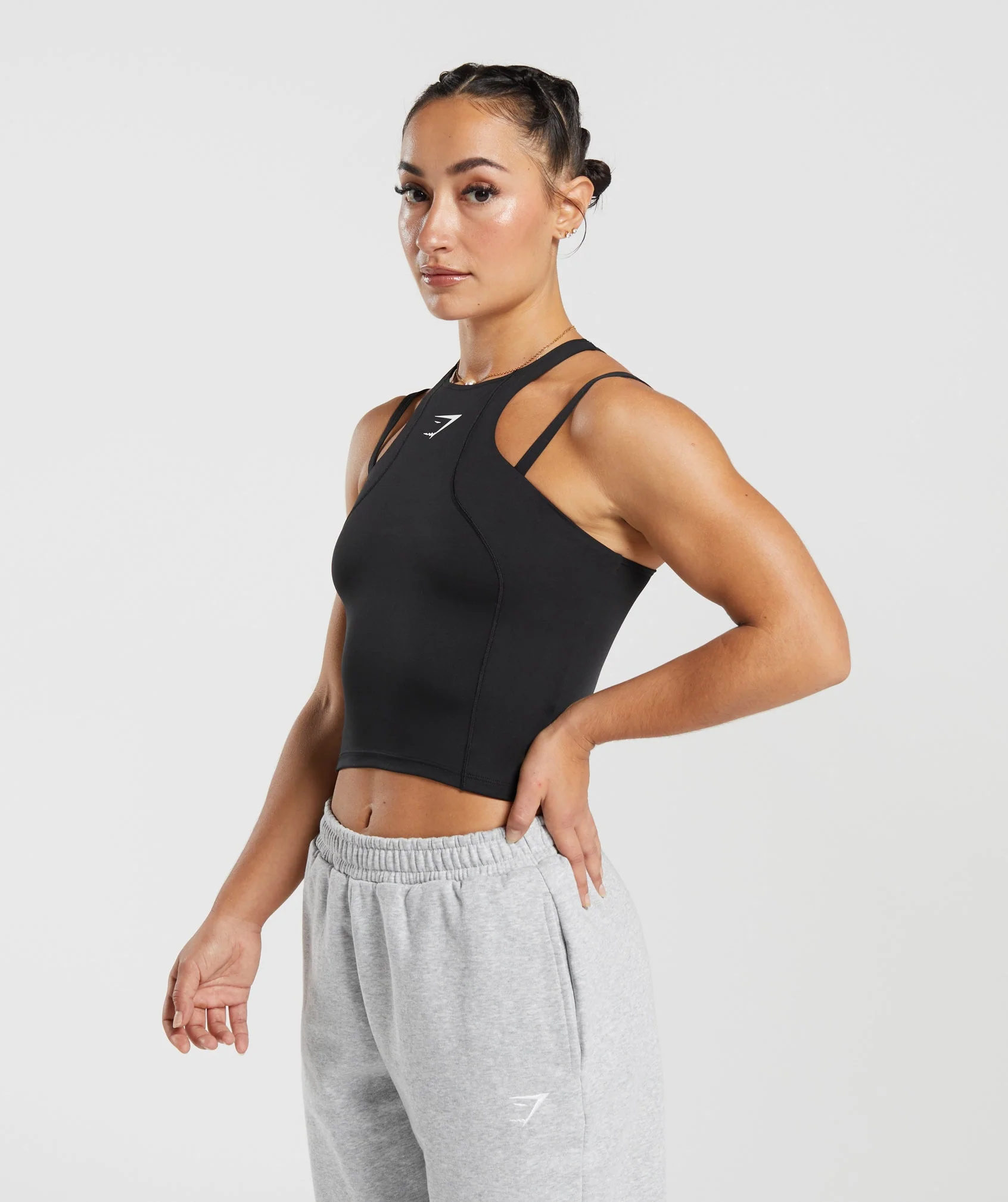 Power Midi Tank - Black - Image 3