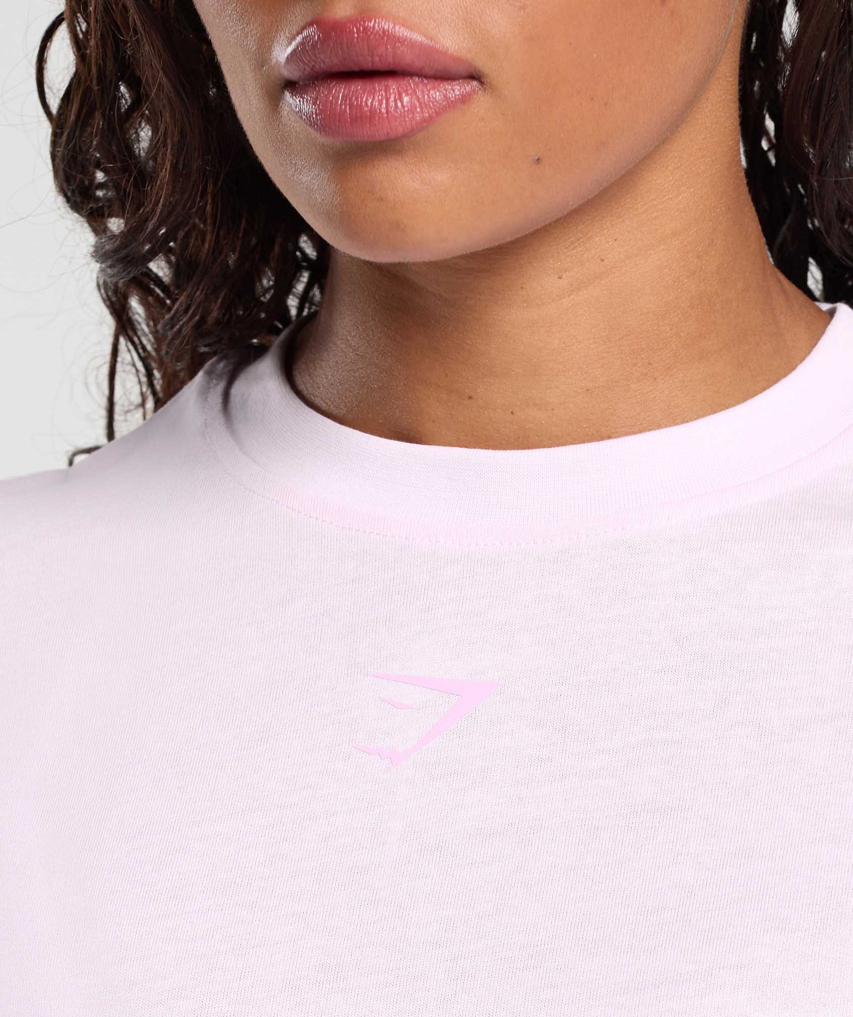 Gymshark GS Power Oversized T-Shirt - Ice Pink - Image 7